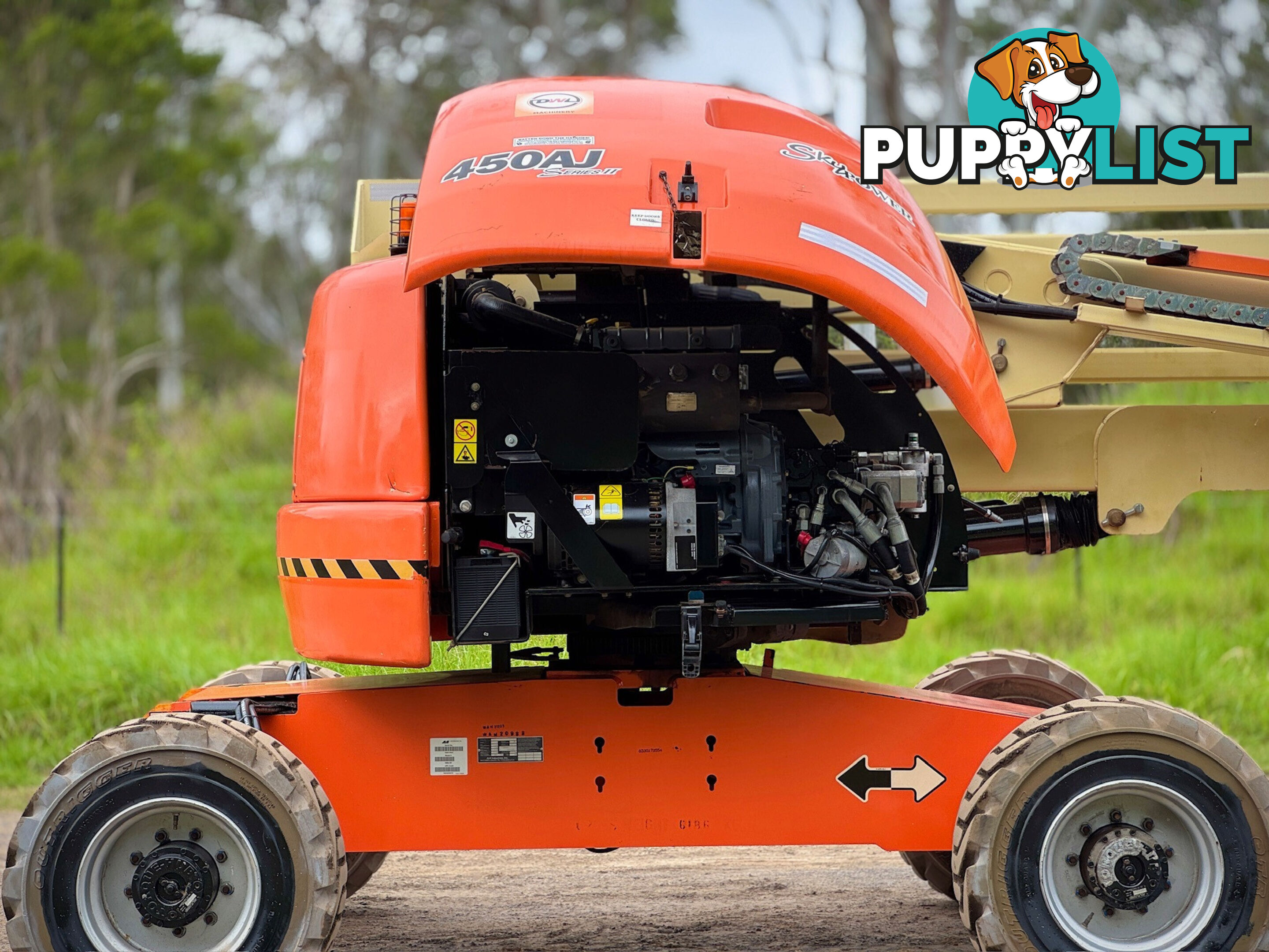 JLG 450AJ Boom Lift Access &amp; Height Safety
