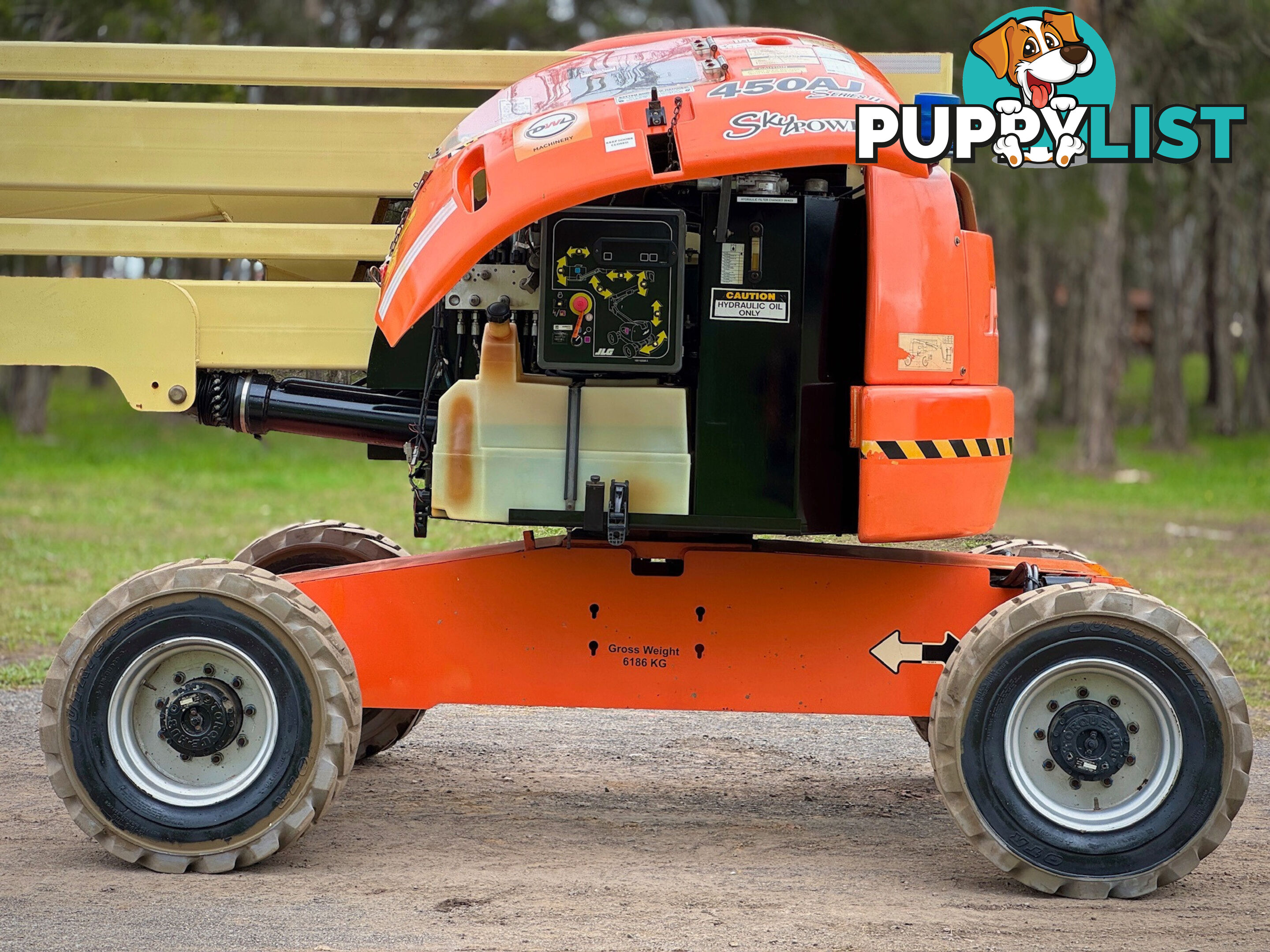 JLG 450AJ Boom Lift Access &amp; Height Safety