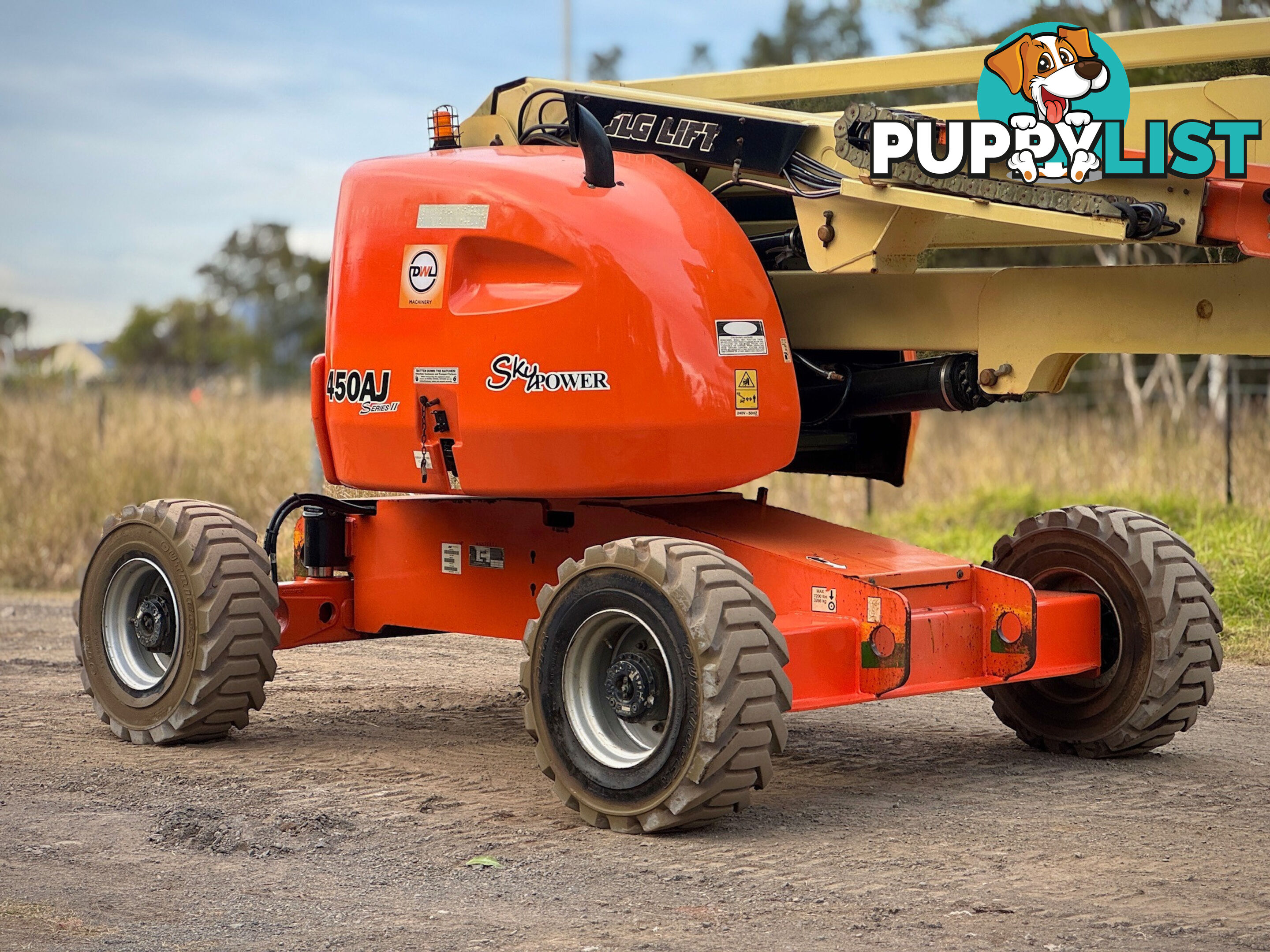 JLG 450AJ Boom Lift Access &amp; Height Safety