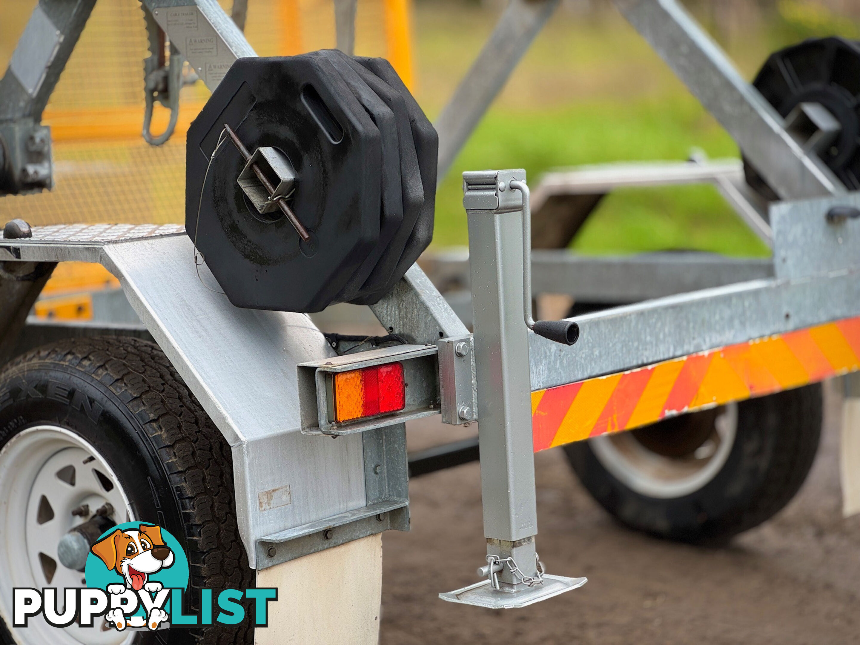 HALDILKA Tag Cable Drum Trailer