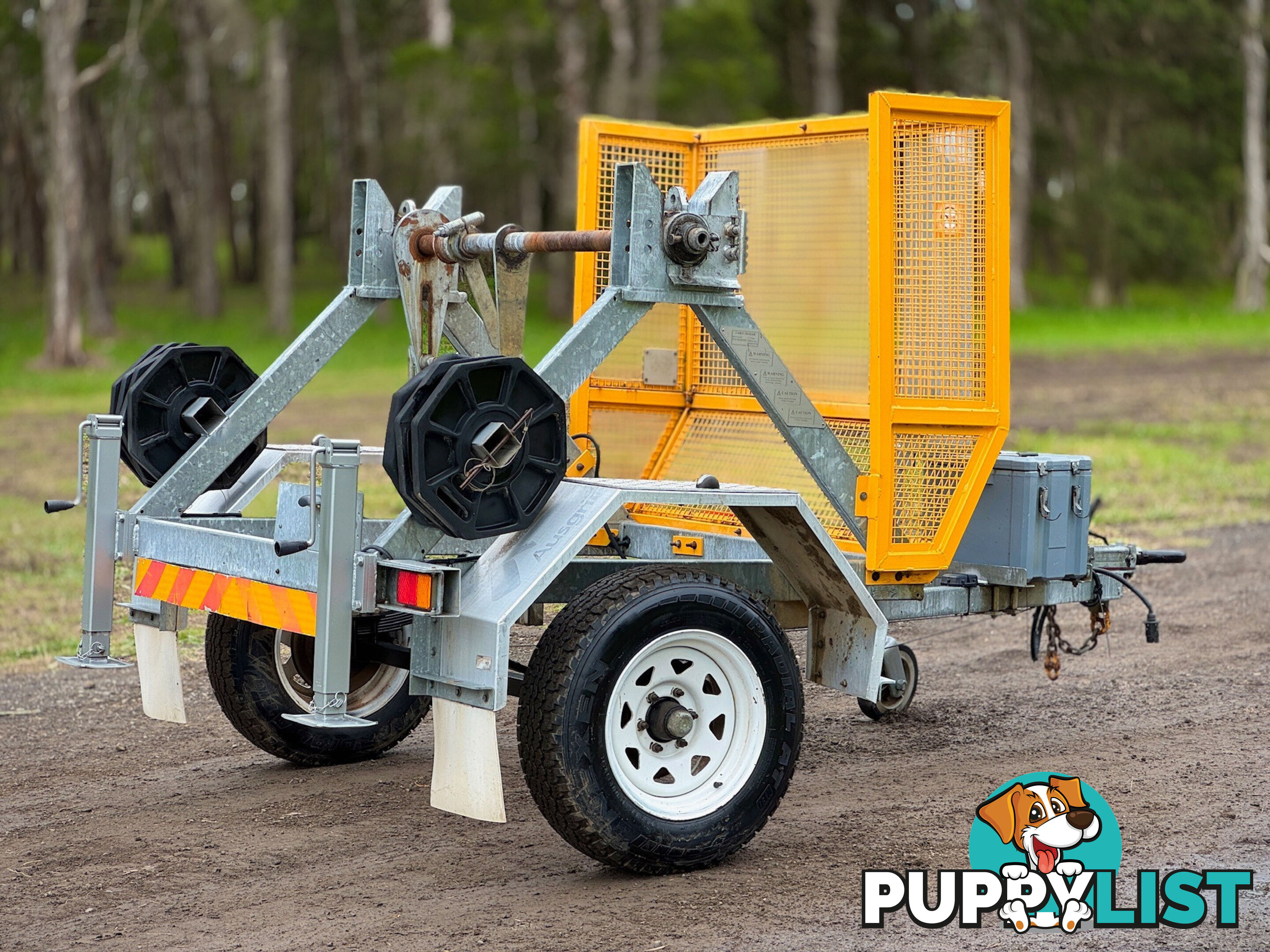 HALDILKA Tag Cable Drum Trailer