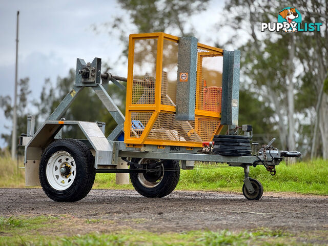 HALDILKA Tag Cable Drum Trailer