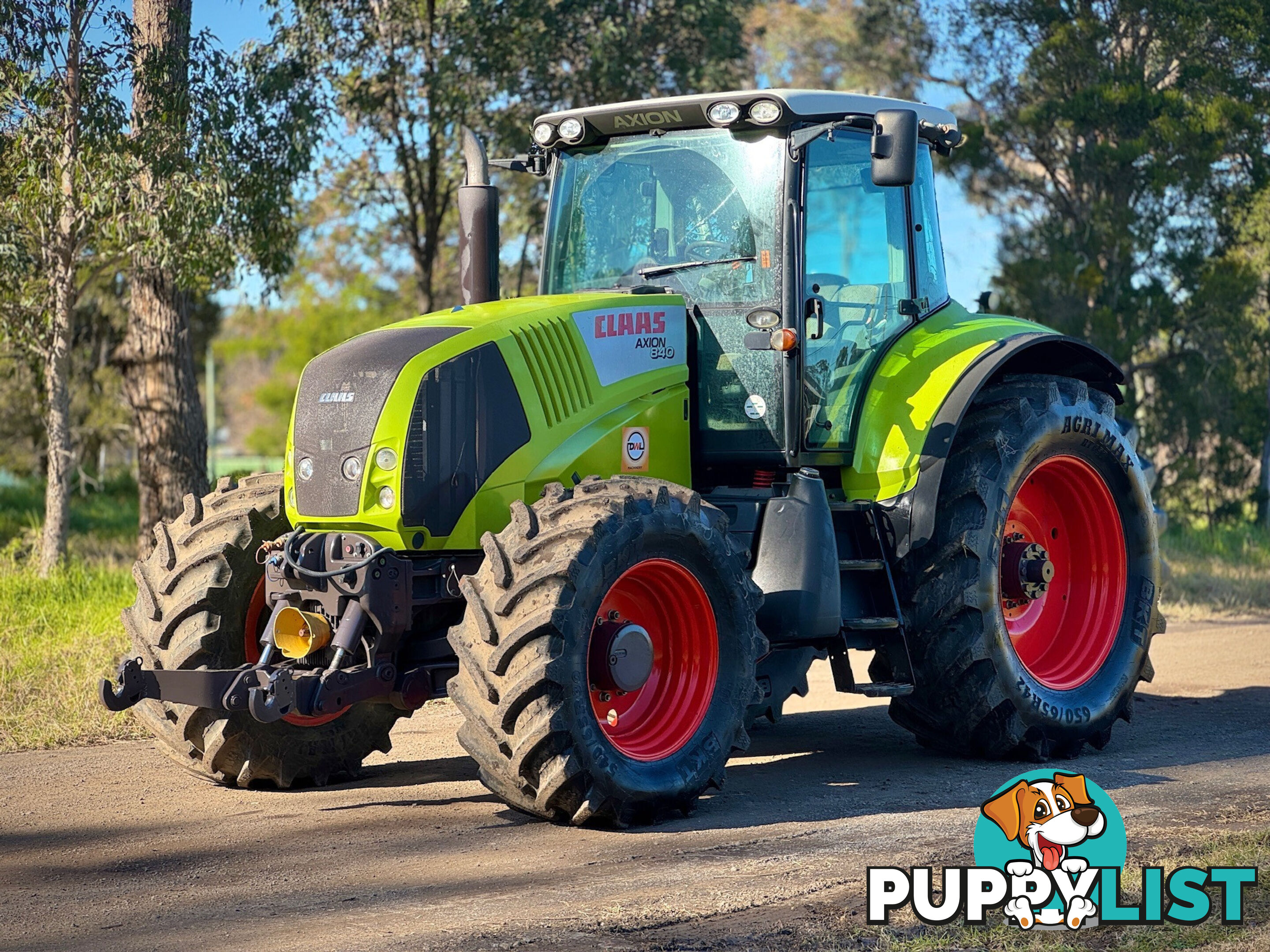 Claas Axion 840 FWA/4WD Tractor