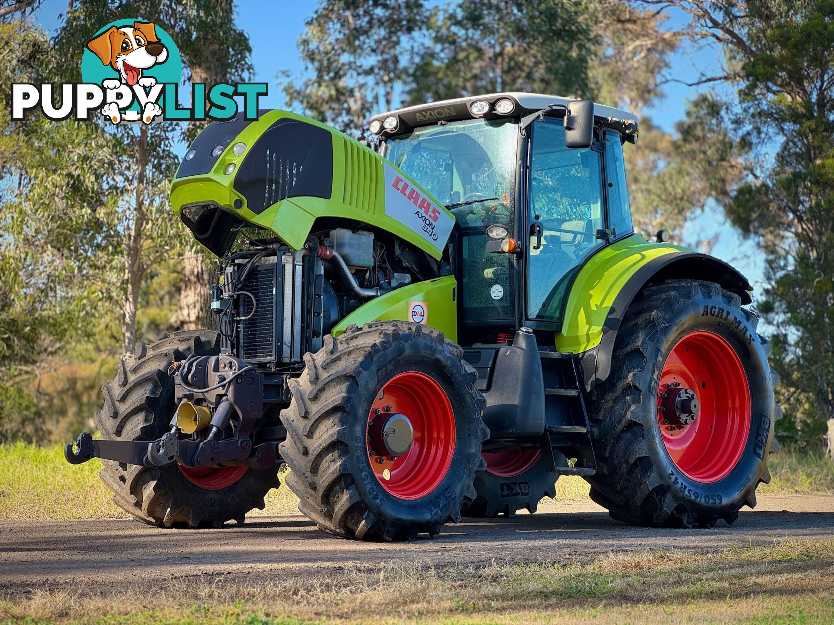 Claas Axion 840 FWA/4WD Tractor