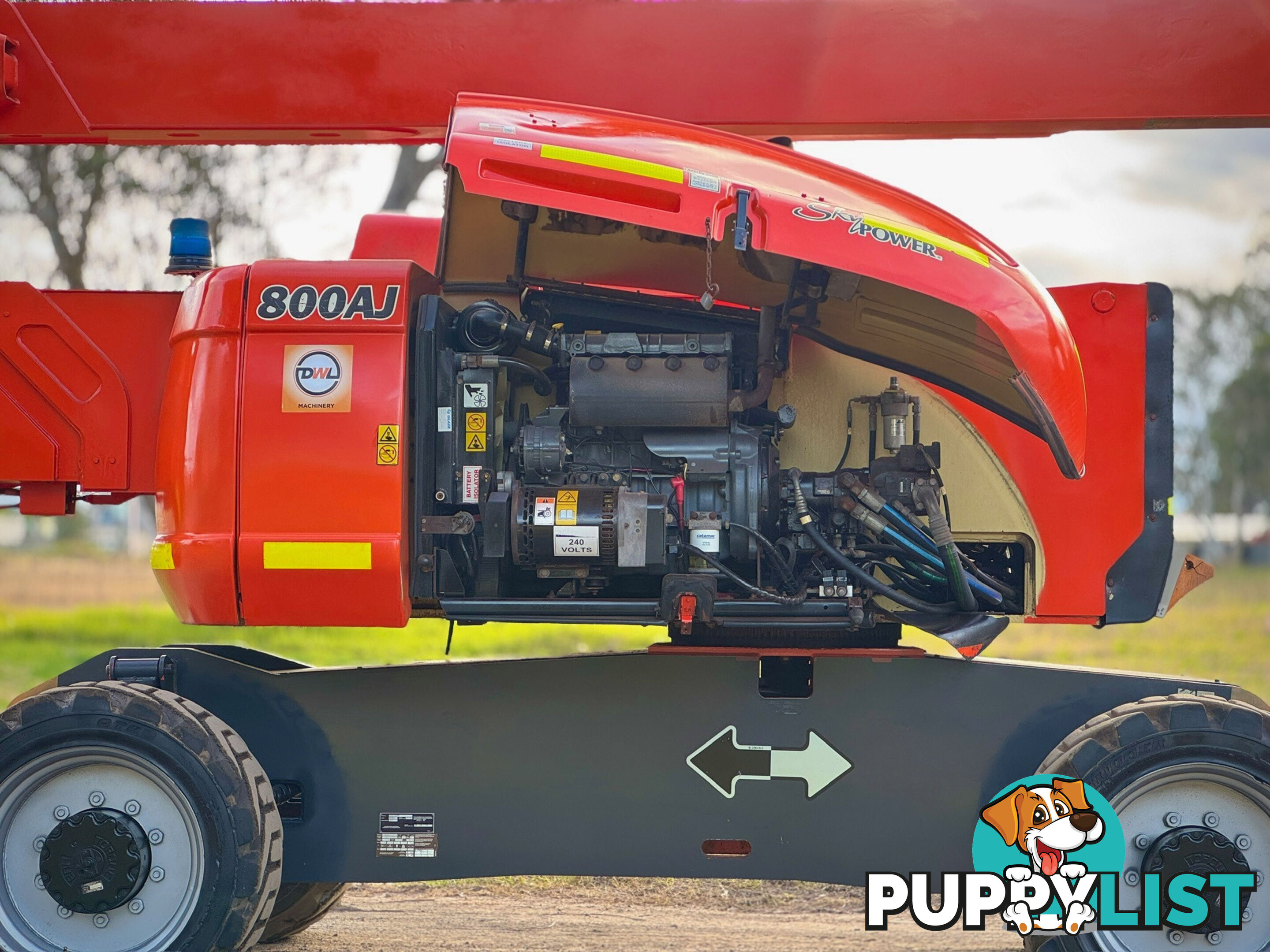 JLG 800AJ Boom Lift Access &amp; Height Safety