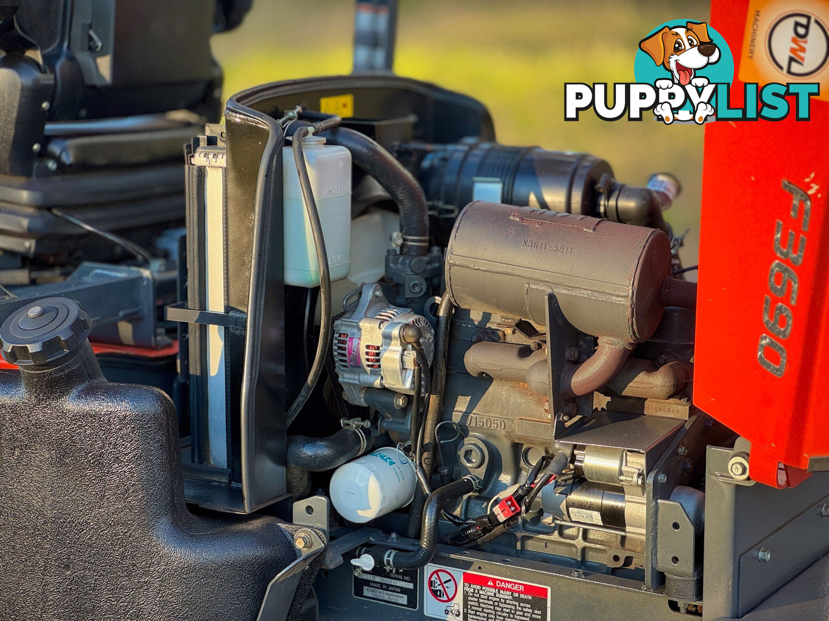 Kubota F3690 Front Deck Lawn Equipment