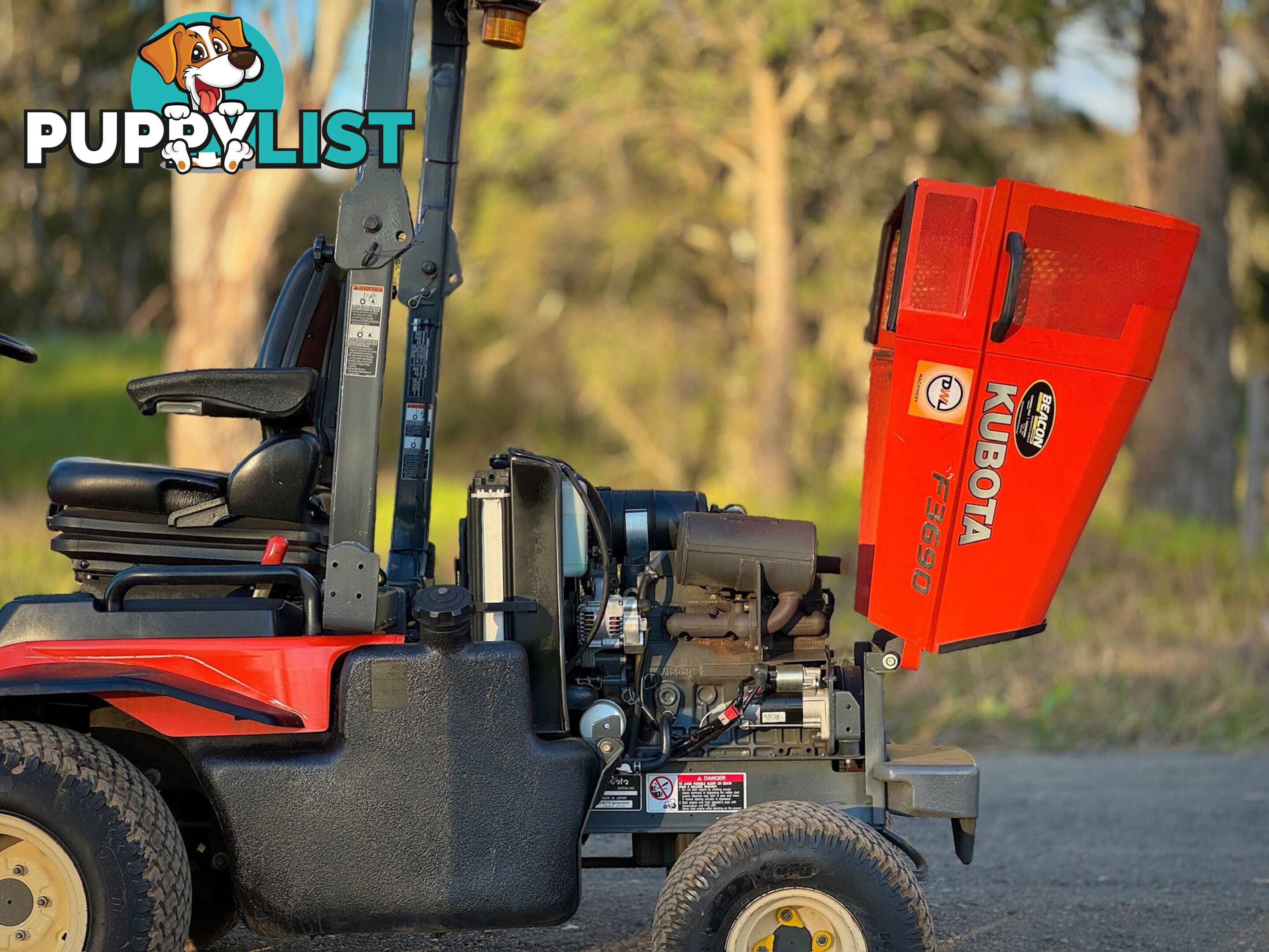 Kubota F3690 Front Deck Lawn Equipment