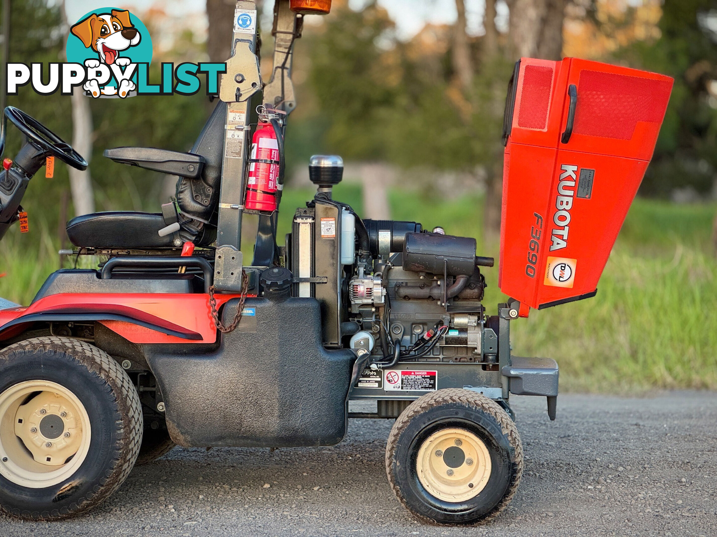 Kubota F3690 Front Deck Lawn Equipment