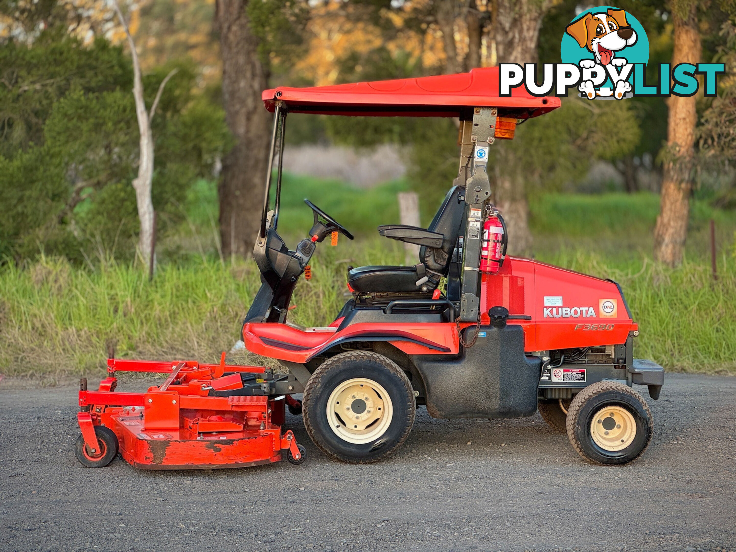 Kubota F3690 Front Deck Lawn Equipment