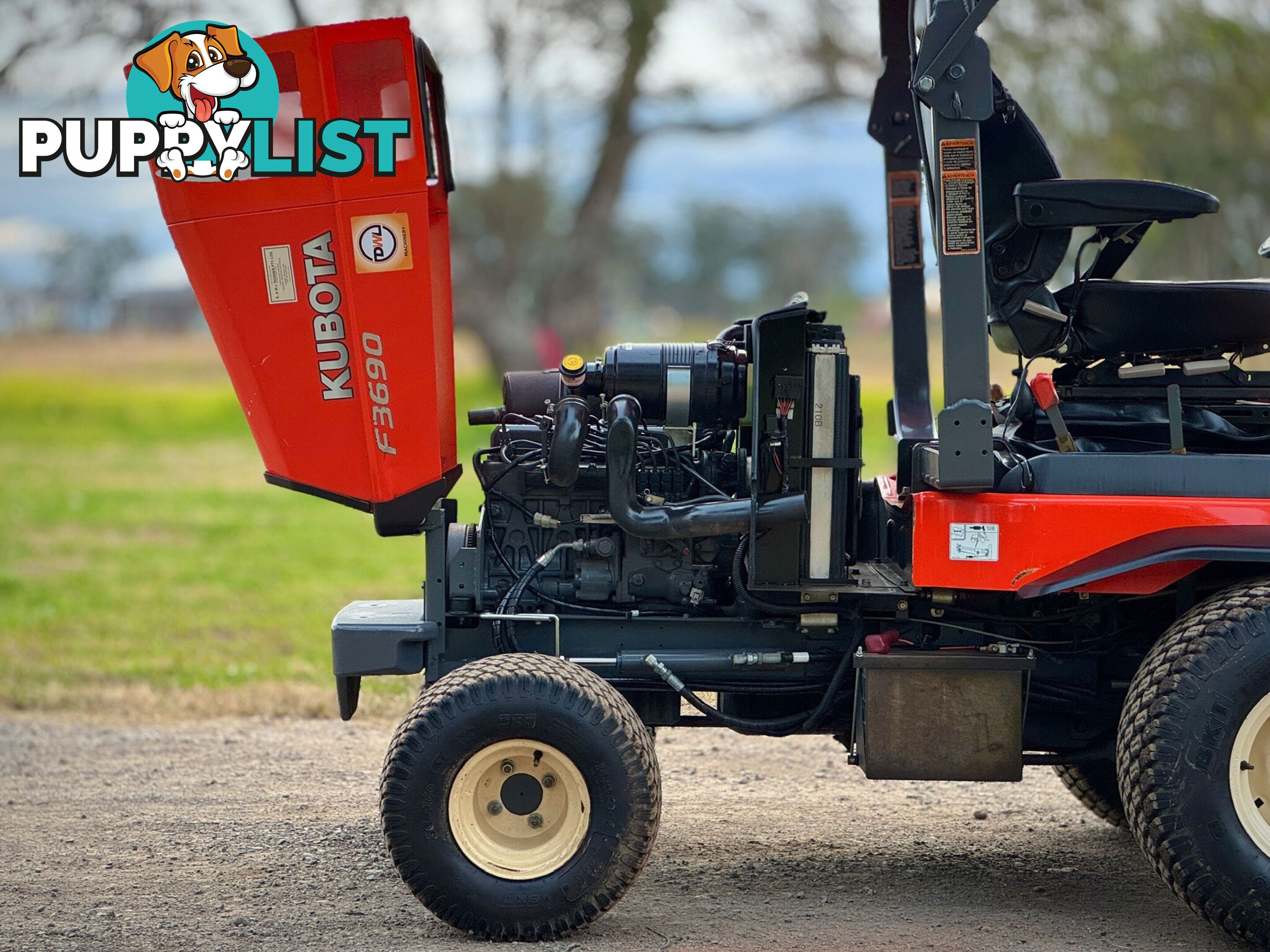Kubota F3690 Front Deck Lawn Equipment