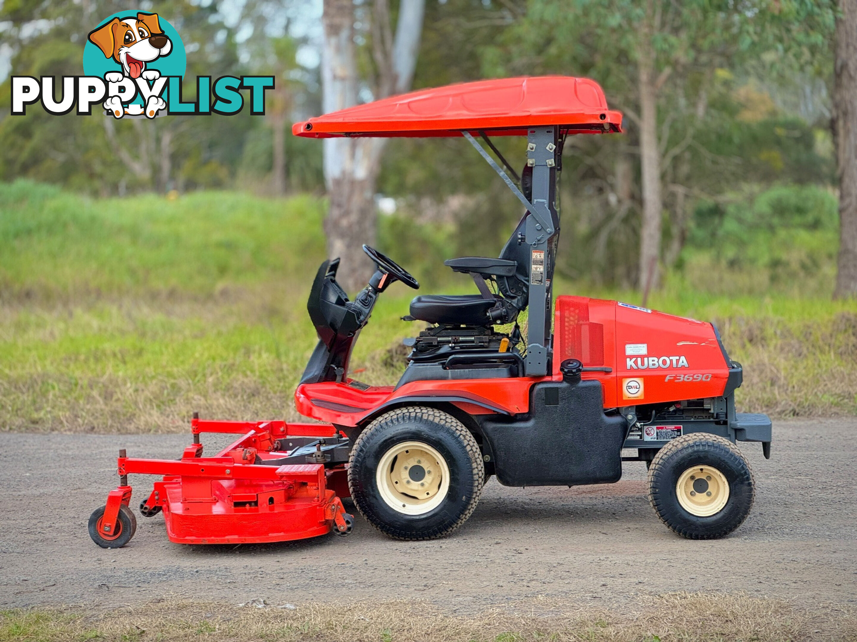 Kubota F3690 Front Deck Lawn Equipment