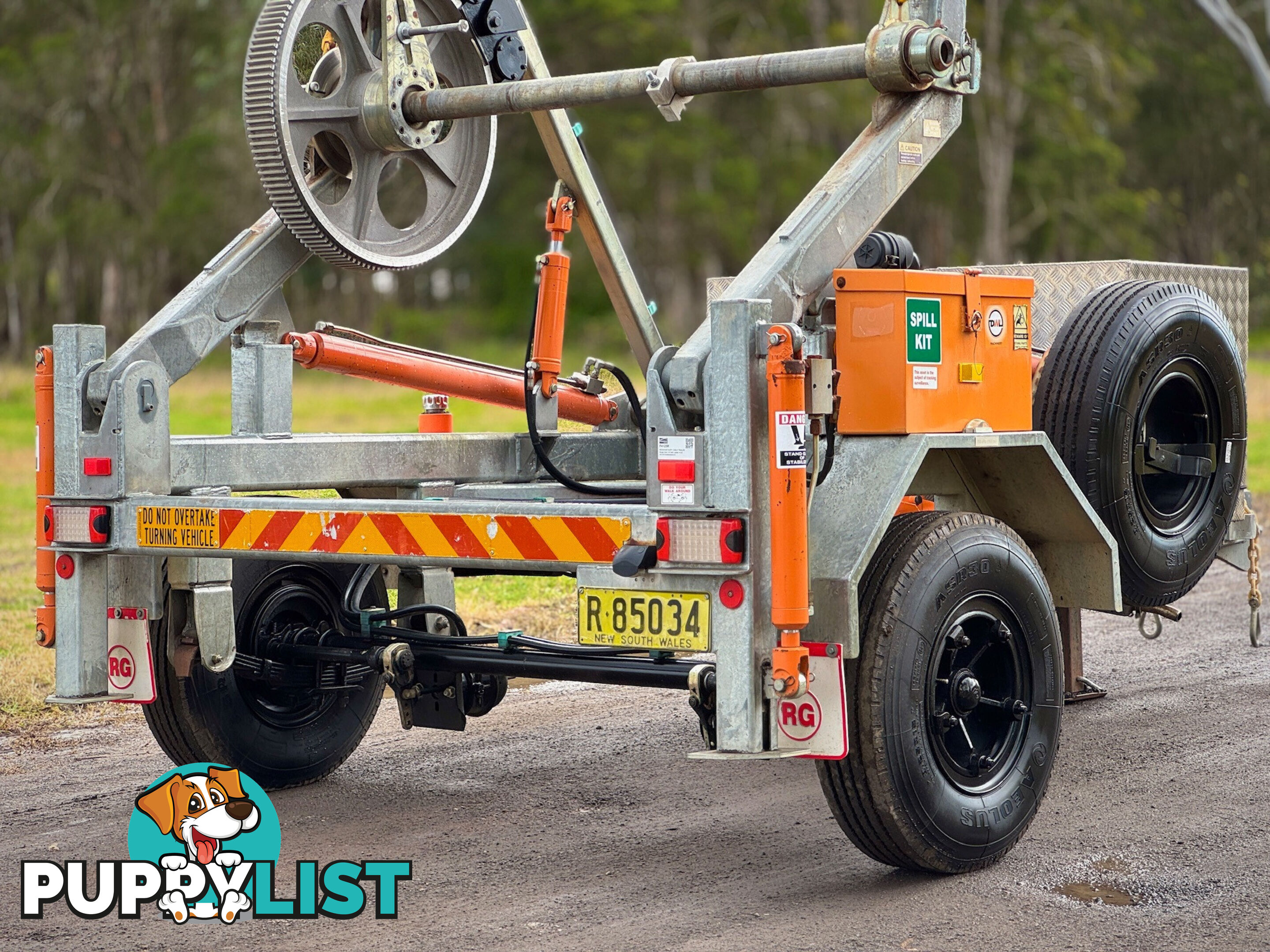 Redmond Gary Tag Cable Drum Trailer