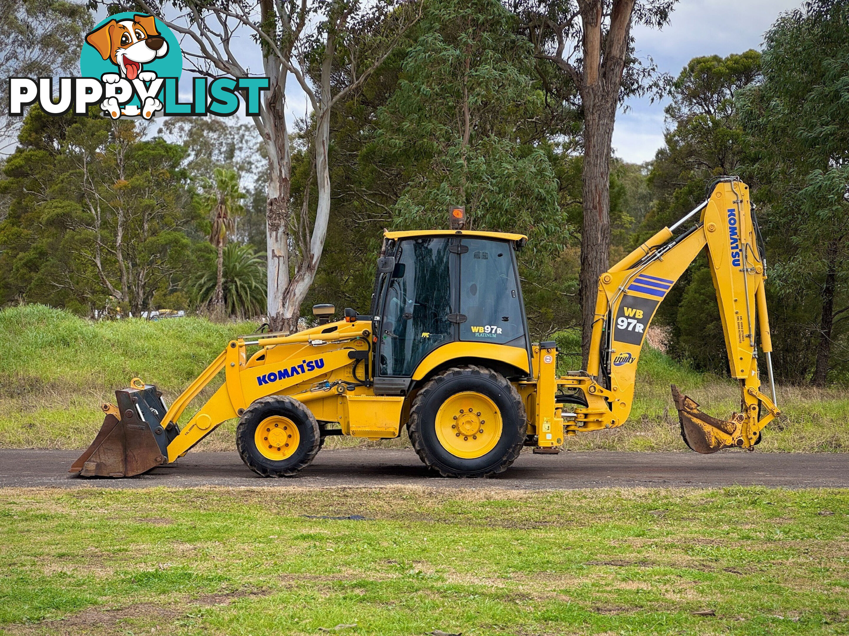 Komatsu WB97 Backhoe Loader Loader