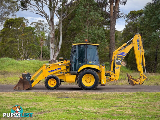 Komatsu WB97 Backhoe Loader Loader
