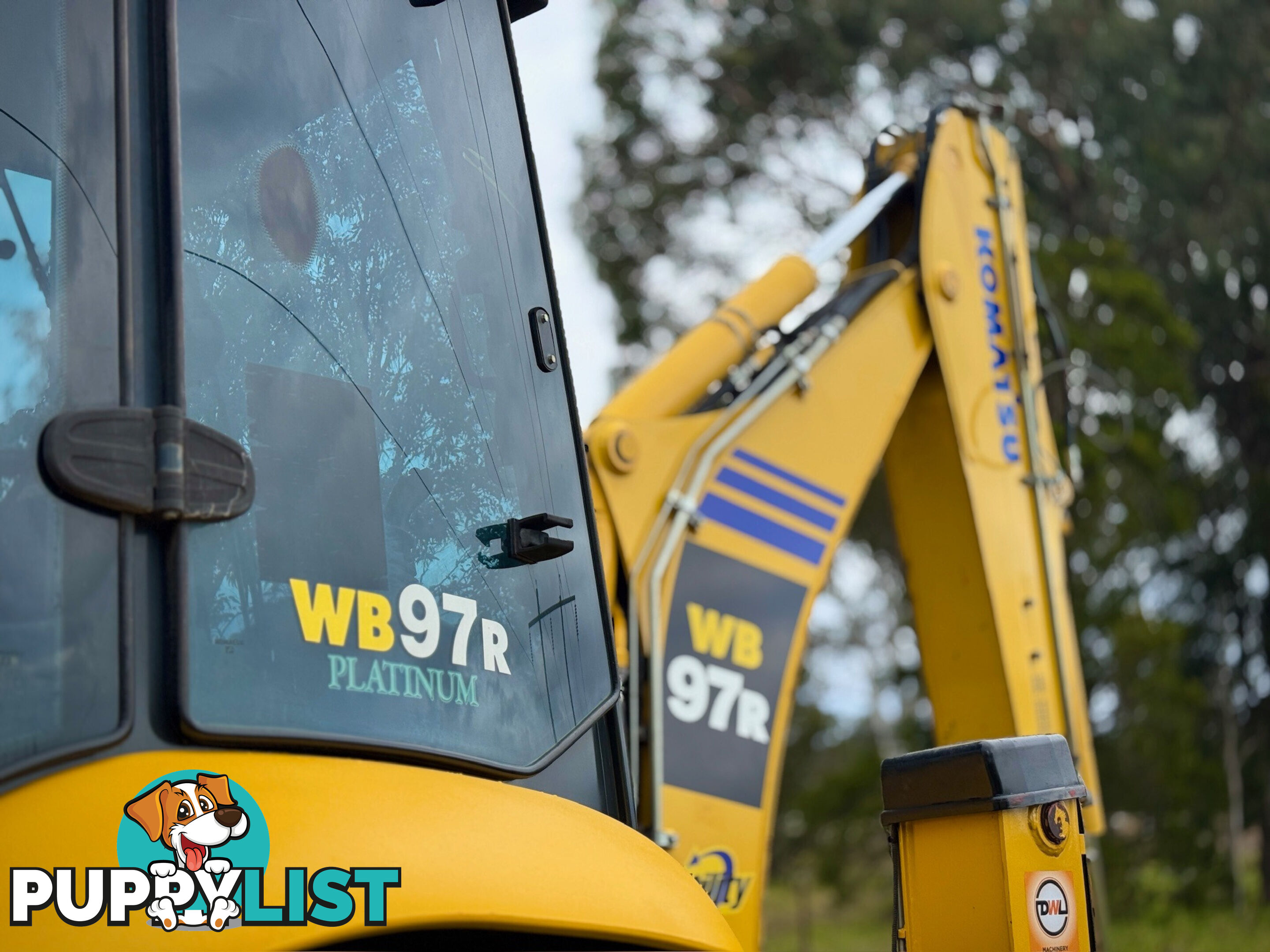 Komatsu WB97 Backhoe Loader Loader