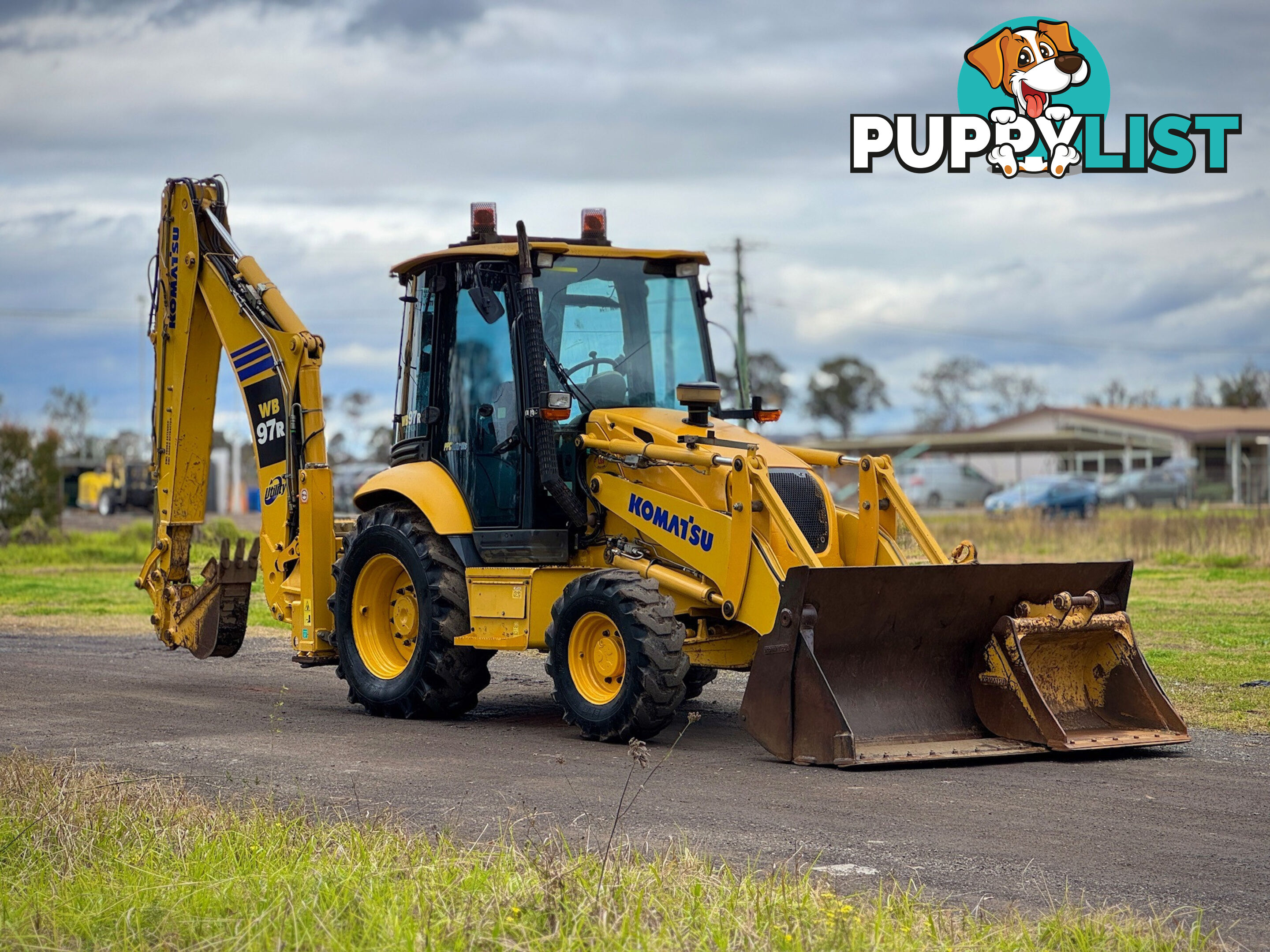 Komatsu WB97 Backhoe Loader Loader