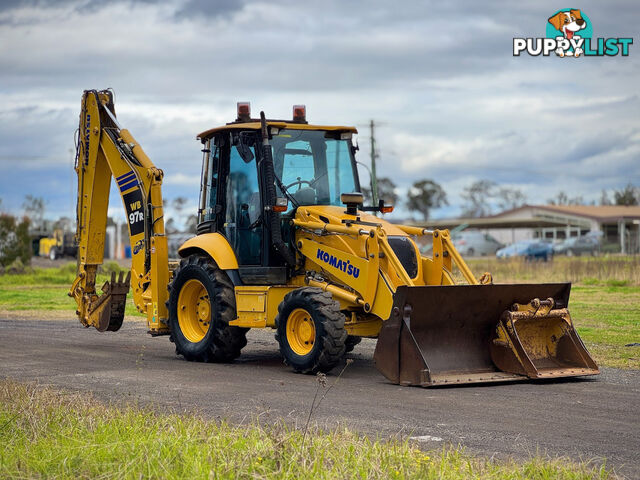 Komatsu WB97 Backhoe Loader Loader