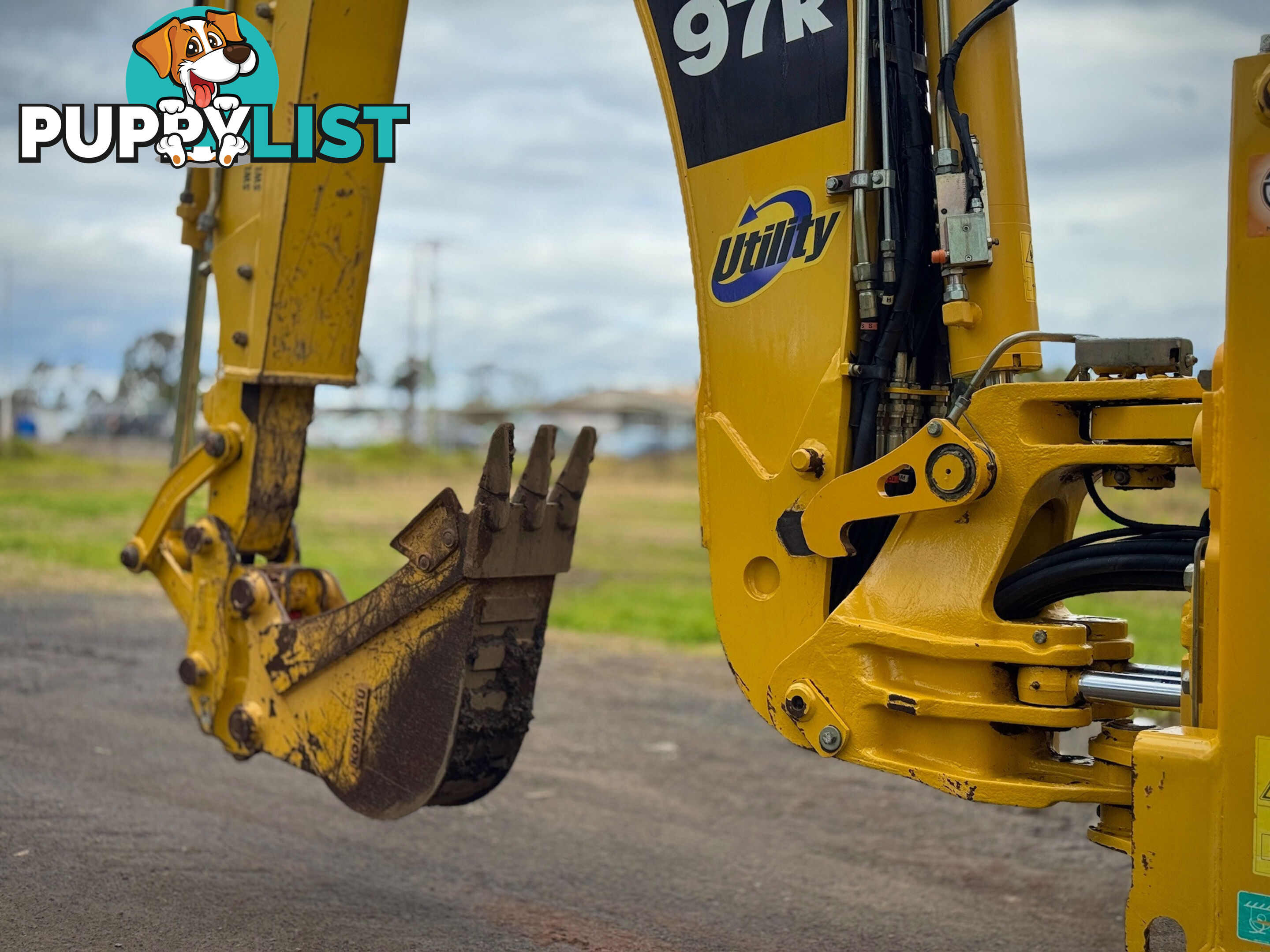 Komatsu WB97 Backhoe Loader Loader