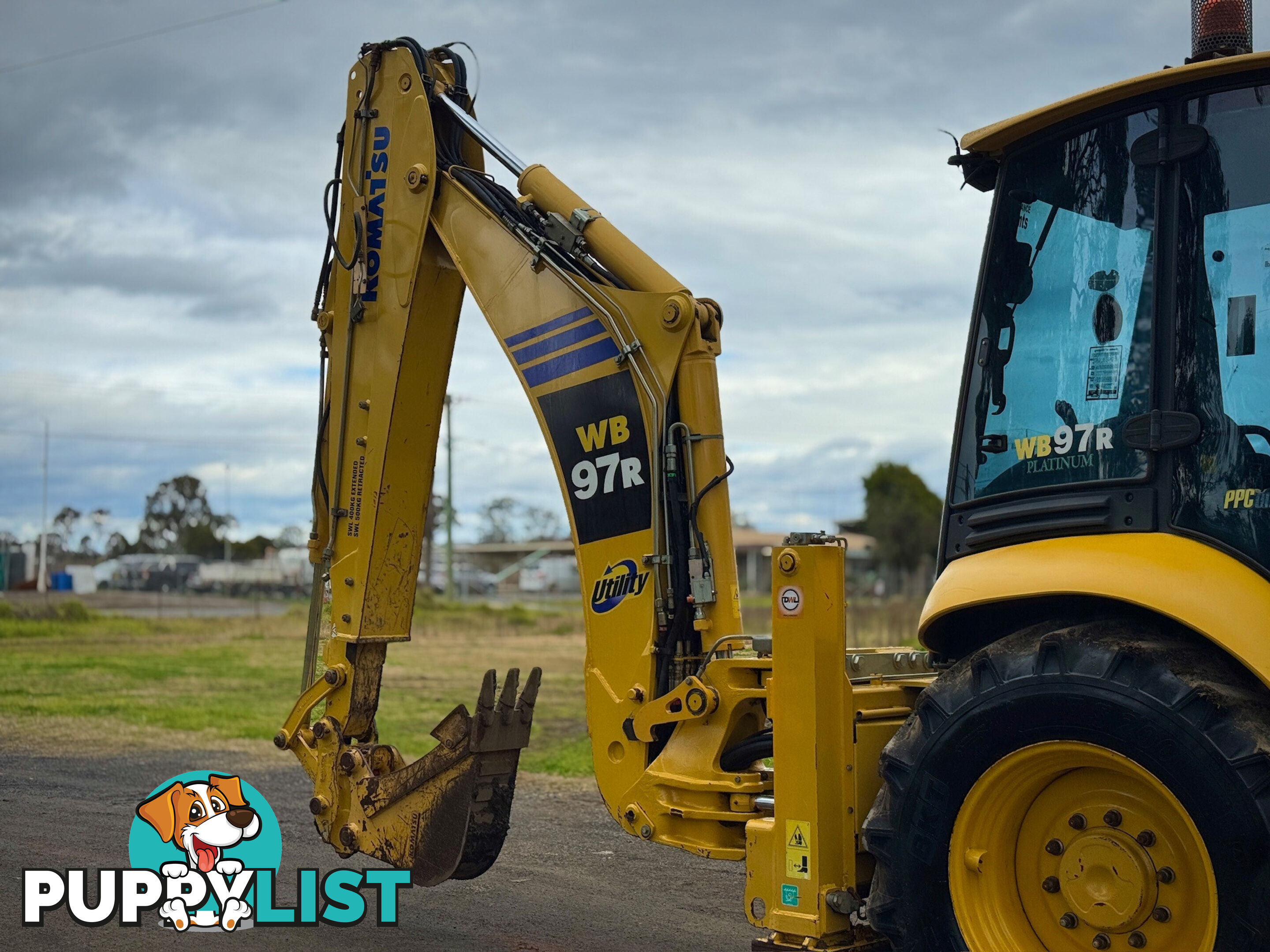 Komatsu WB97 Backhoe Loader Loader