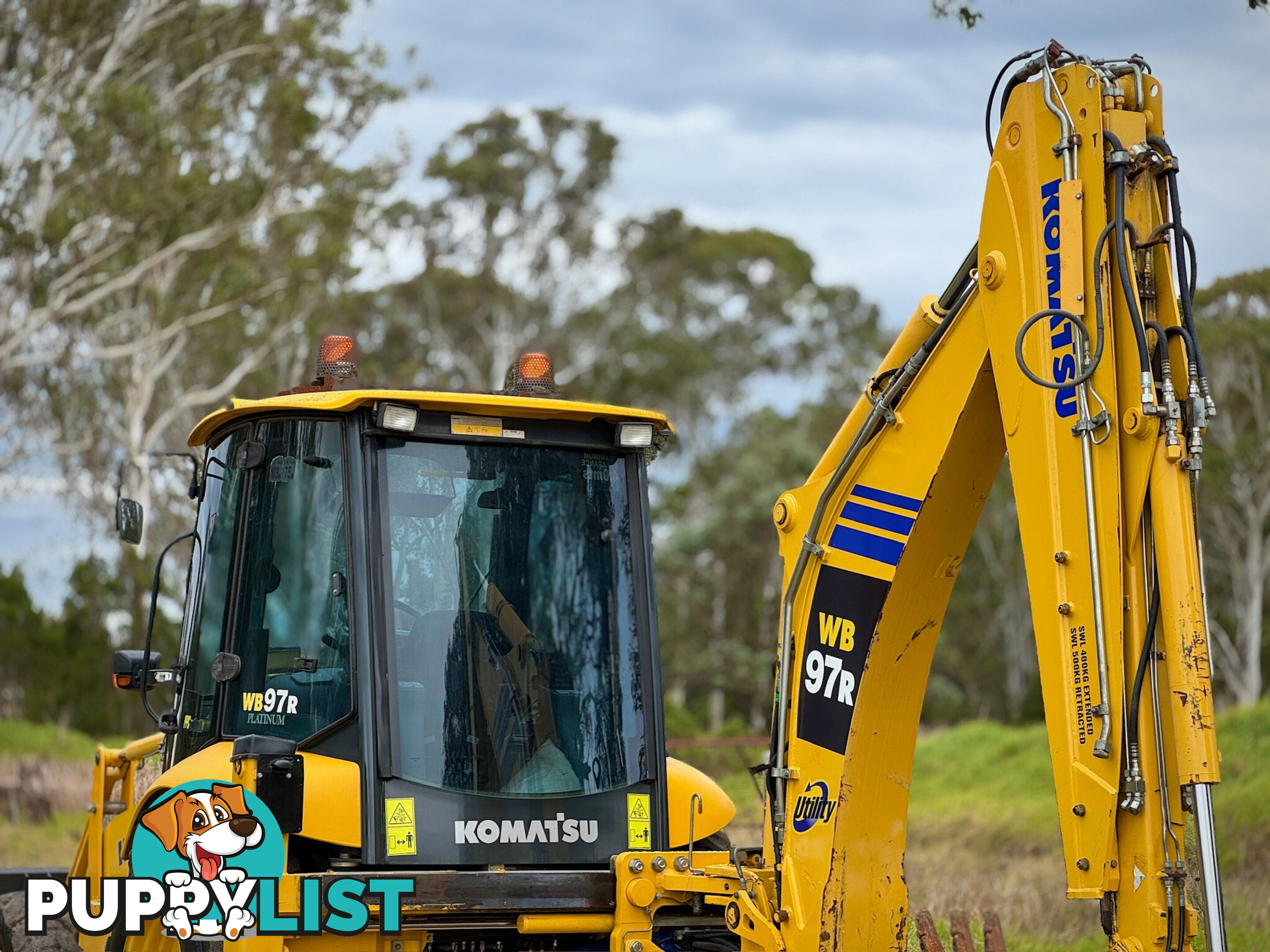 Komatsu WB97 Backhoe Loader Loader