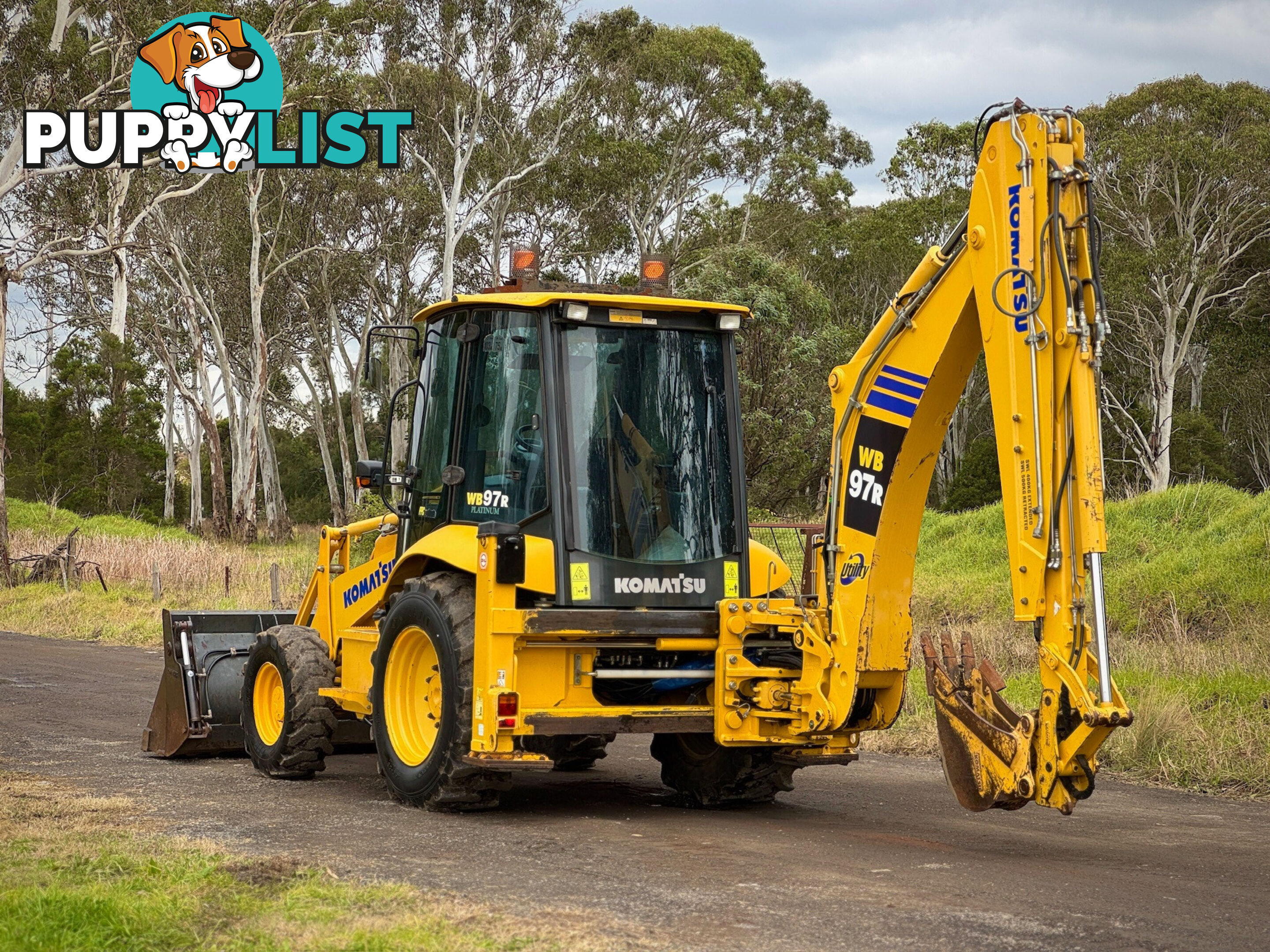 Komatsu WB97 Backhoe Loader Loader