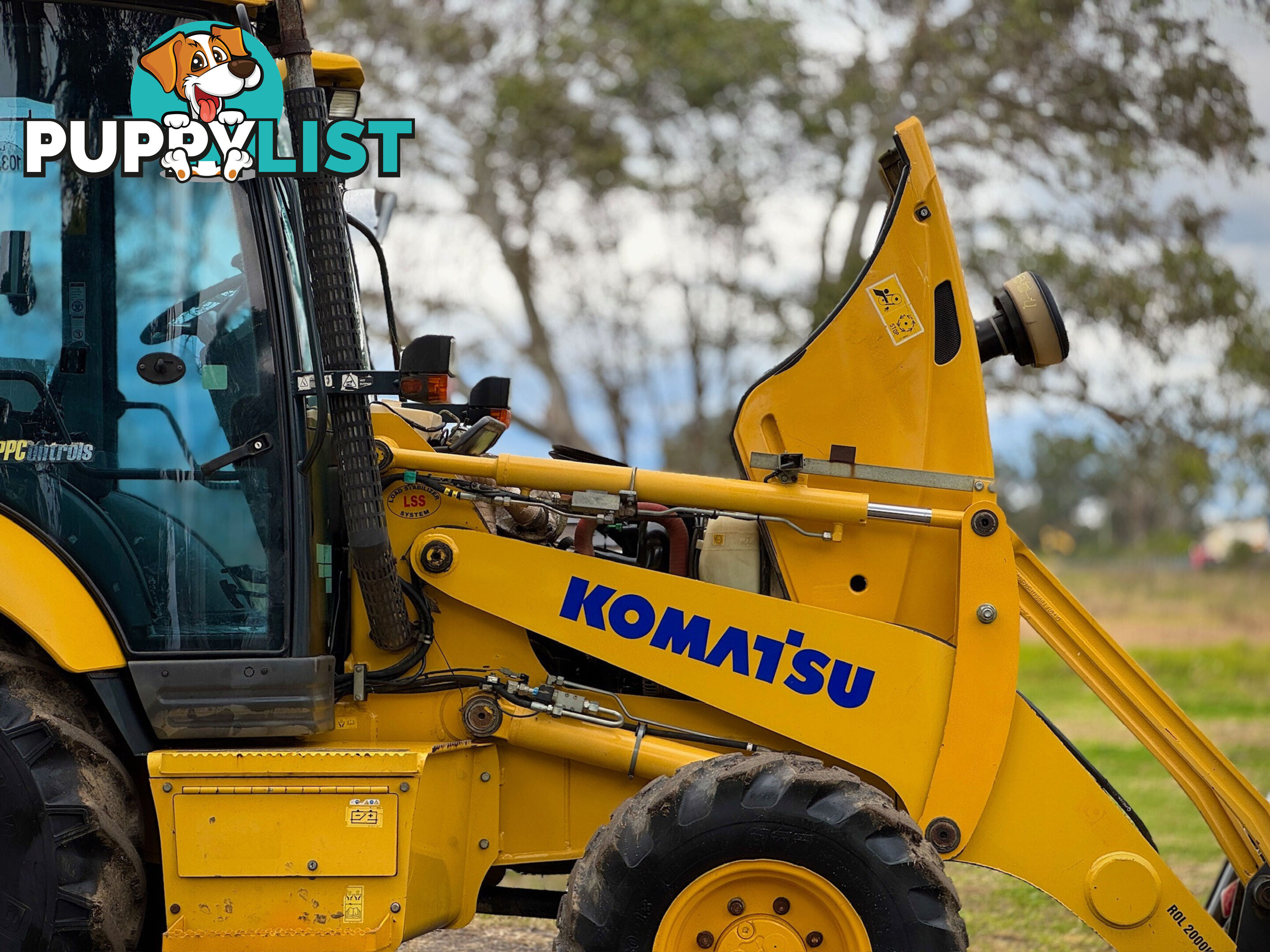 Komatsu WB97 Backhoe Loader Loader