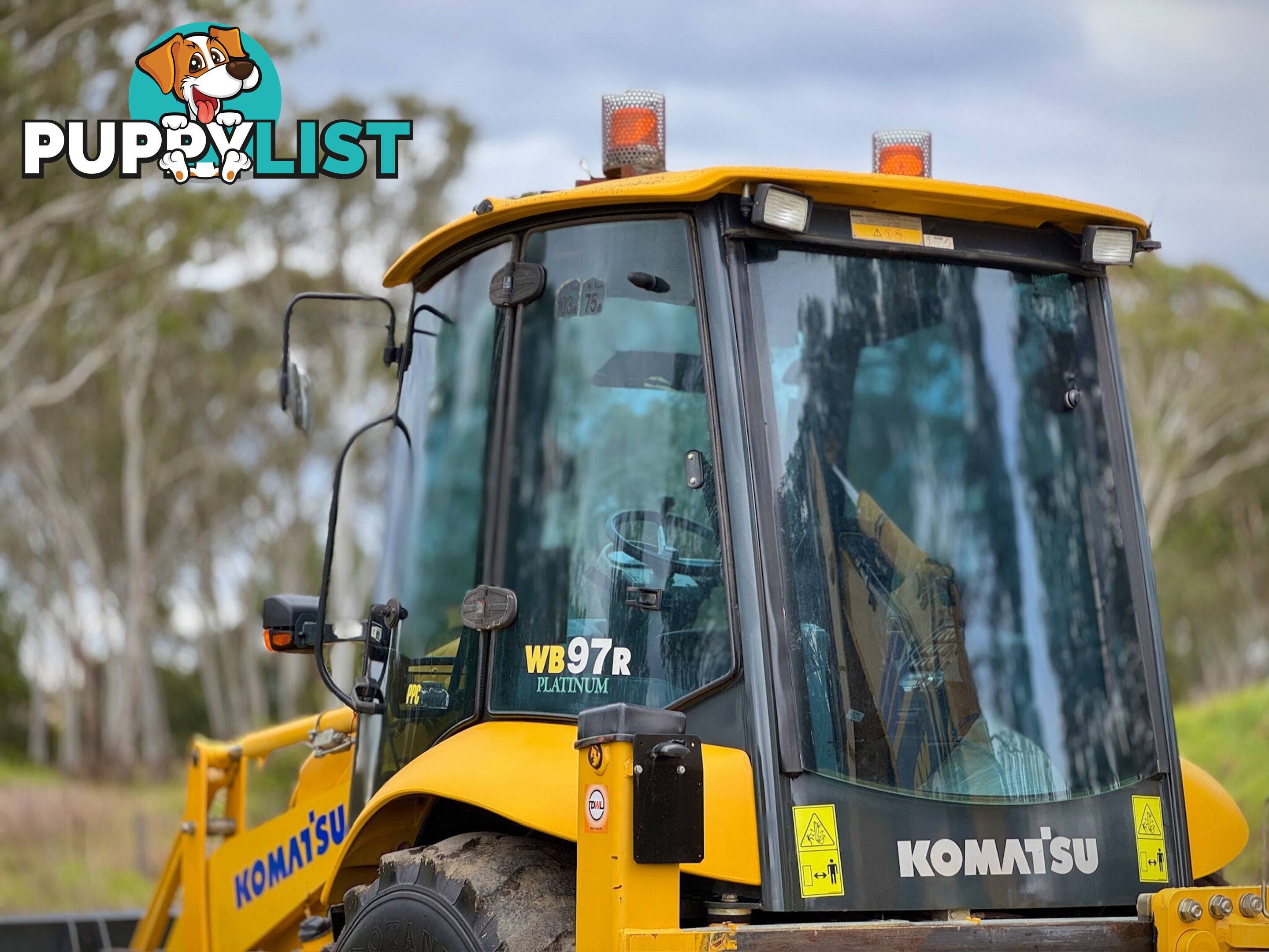 Komatsu WB97 Backhoe Loader Loader