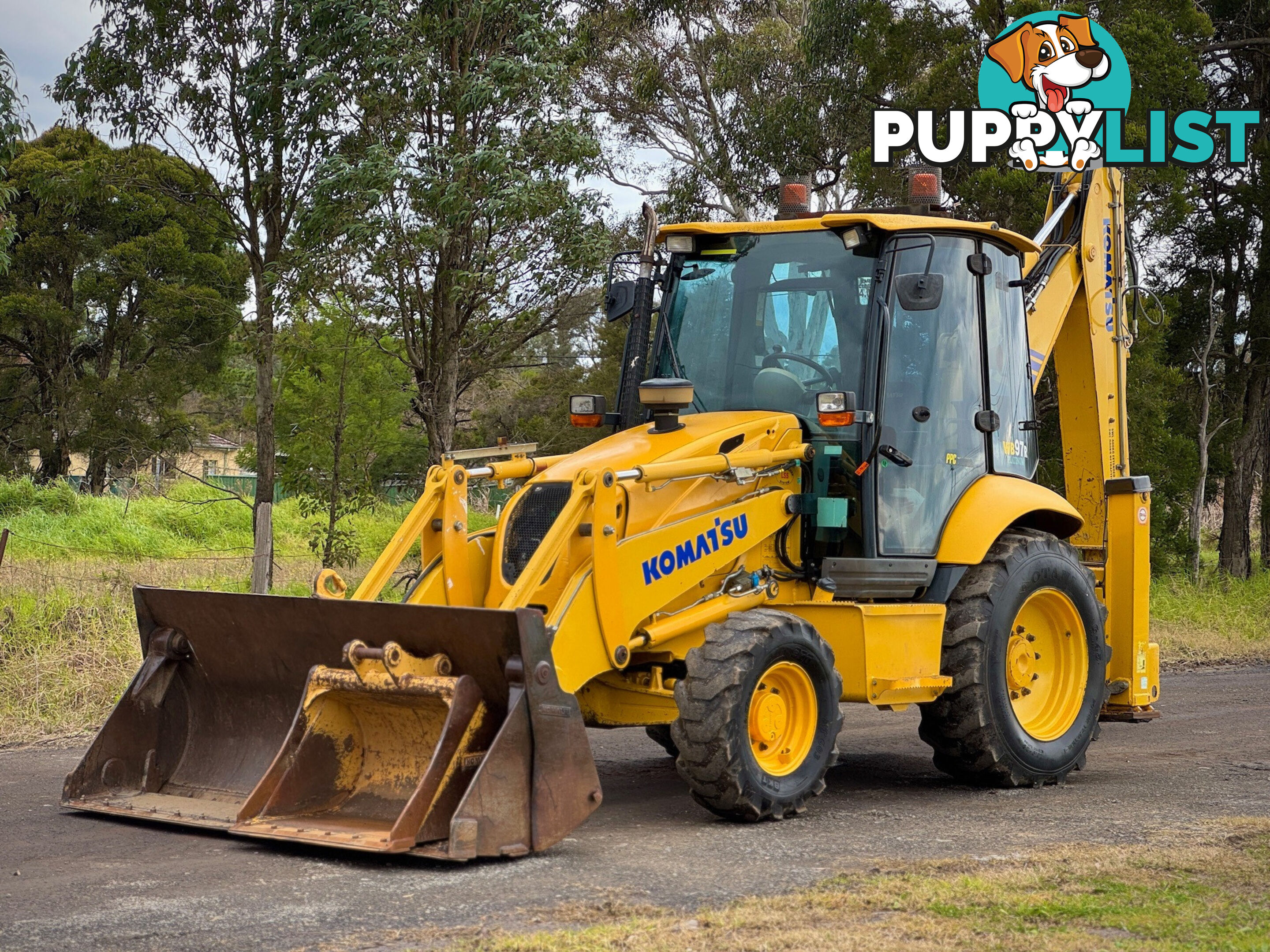 Komatsu WB97 Backhoe Loader Loader