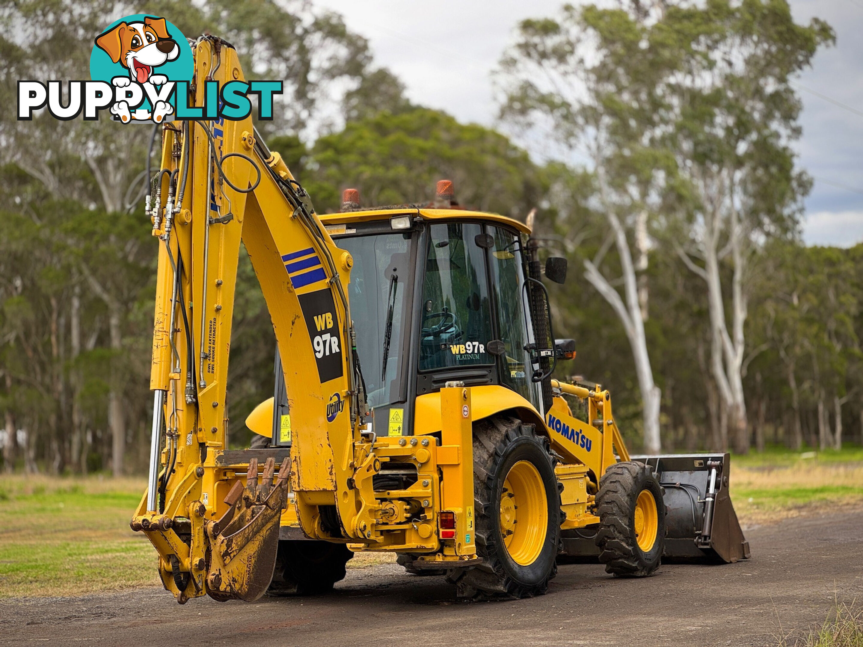 Komatsu WB97 Backhoe Loader Loader