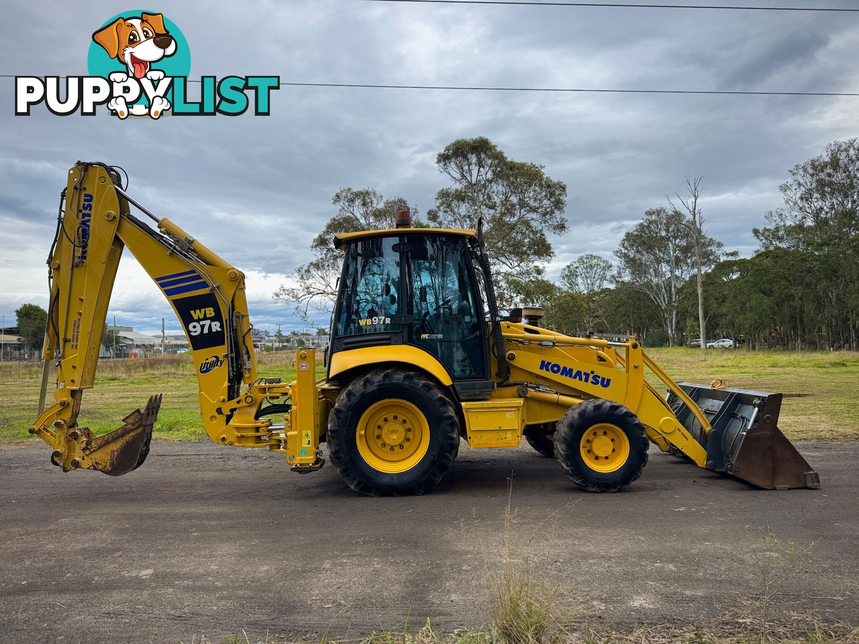 Komatsu WB97 Backhoe Loader Loader