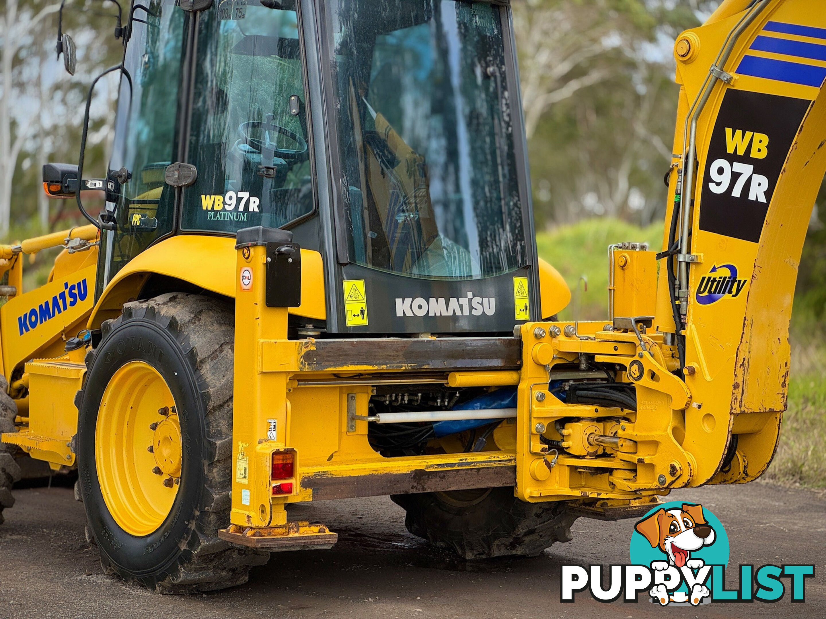 Komatsu WB97 Backhoe Loader Loader