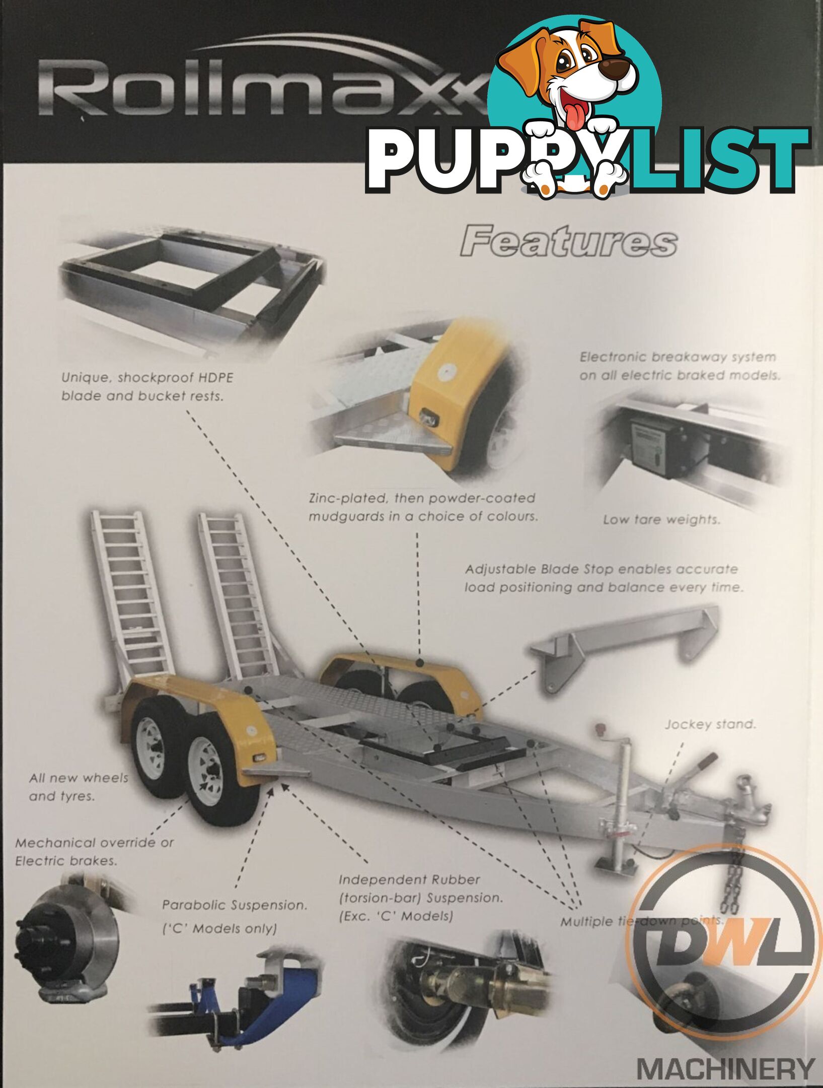 Sureweld Tag Tag/Plant(with ramps) Trailer