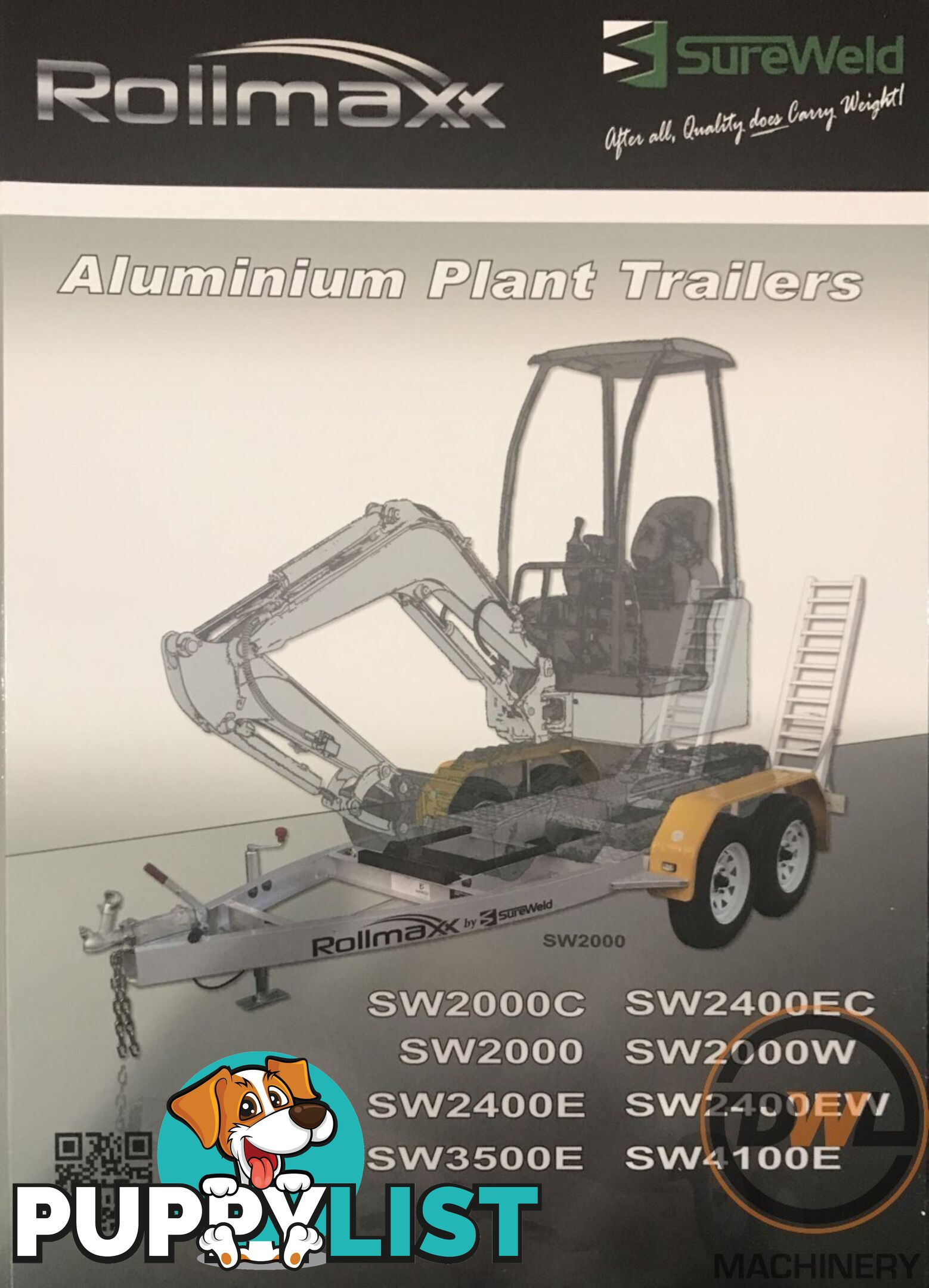 Sureweld Tag Tag/Plant(with ramps) Trailer