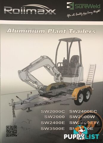 Sureweld Tag Tag/Plant(with ramps) Trailer