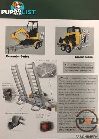 Sureweld Tag Tag/Plant(with ramps) Trailer