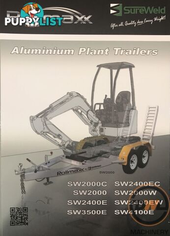 Sureweld Tag Tag/Plant(with ramps) Trailer