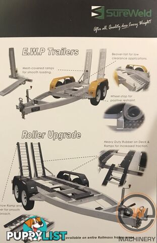 Sureweld Tag Tag/Plant(with ramps) Trailer