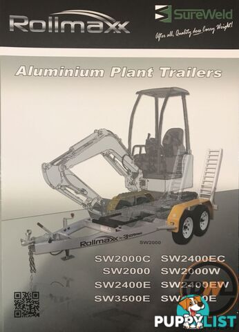 Sureweld Tag Tag/Plant(with ramps) Trailer