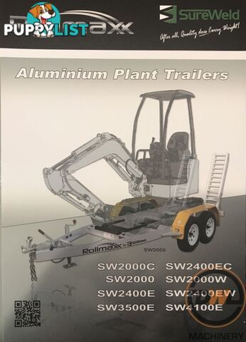 Sureweld Tag Tag/Plant(with ramps) Trailer