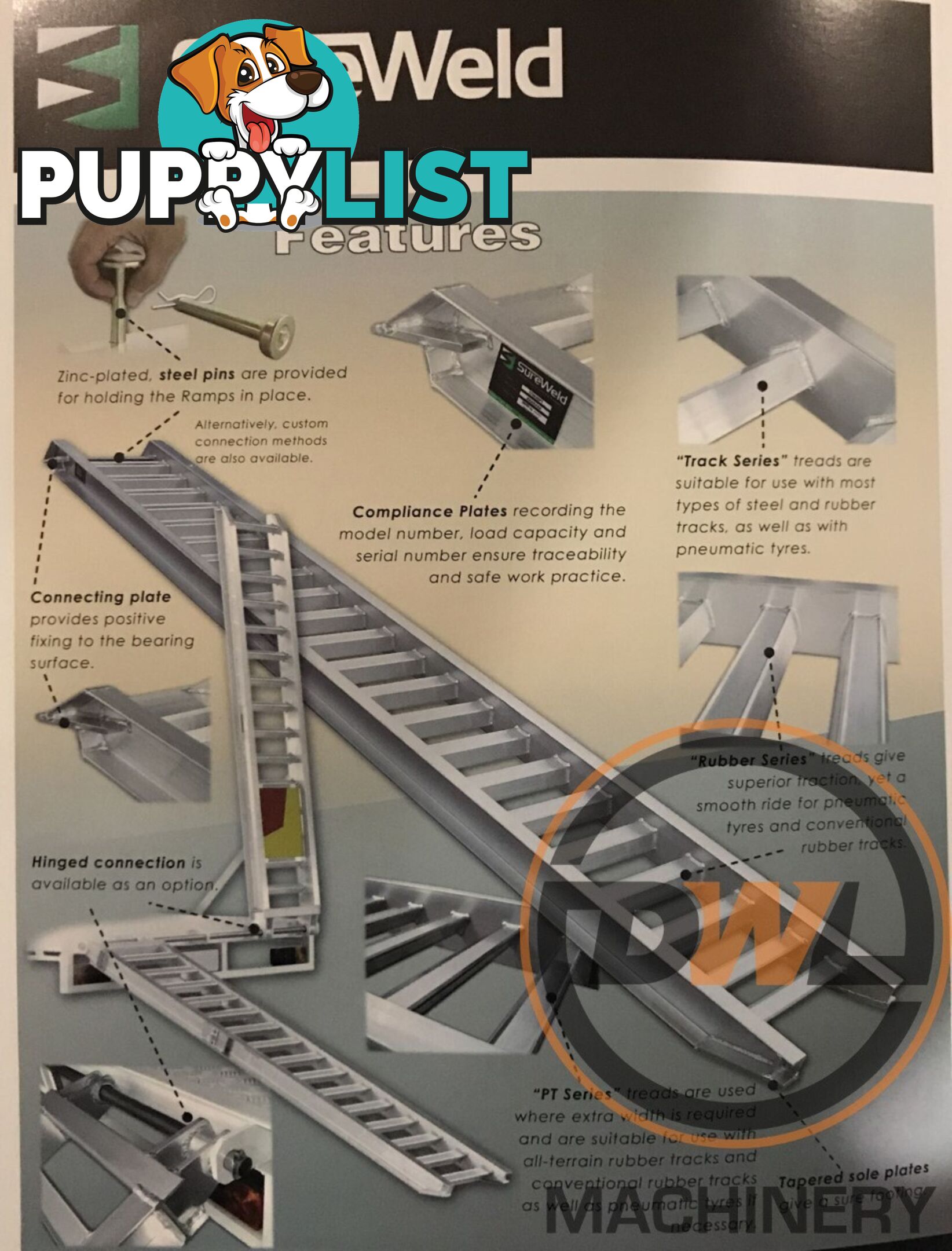 SUREWELD ALUMINIUM LOADING RAMP Loading Ramp Attachments