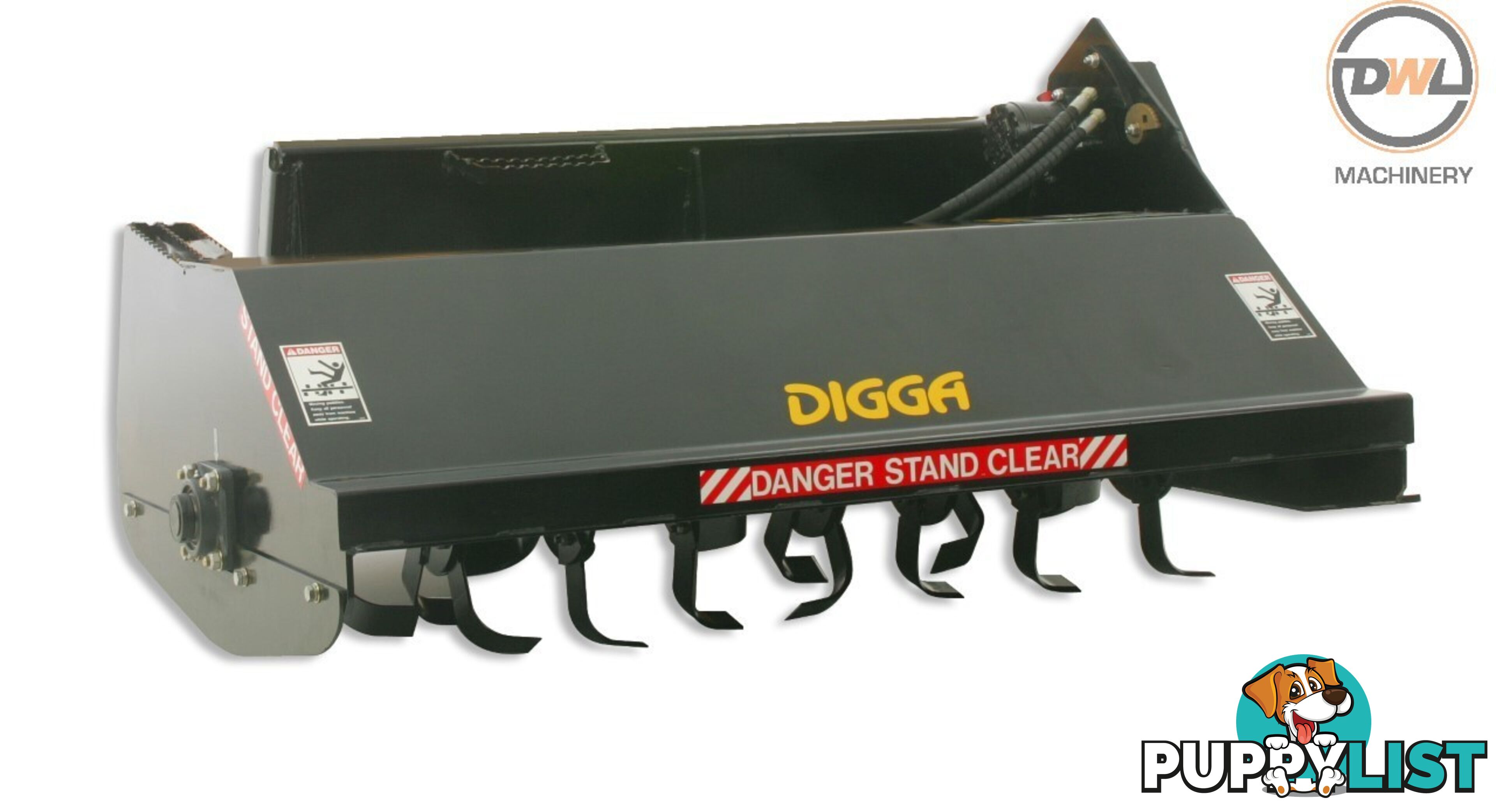 DIGGA ROTARY TILLER HOE AERATOR SCARIFIER Tiller Attachments