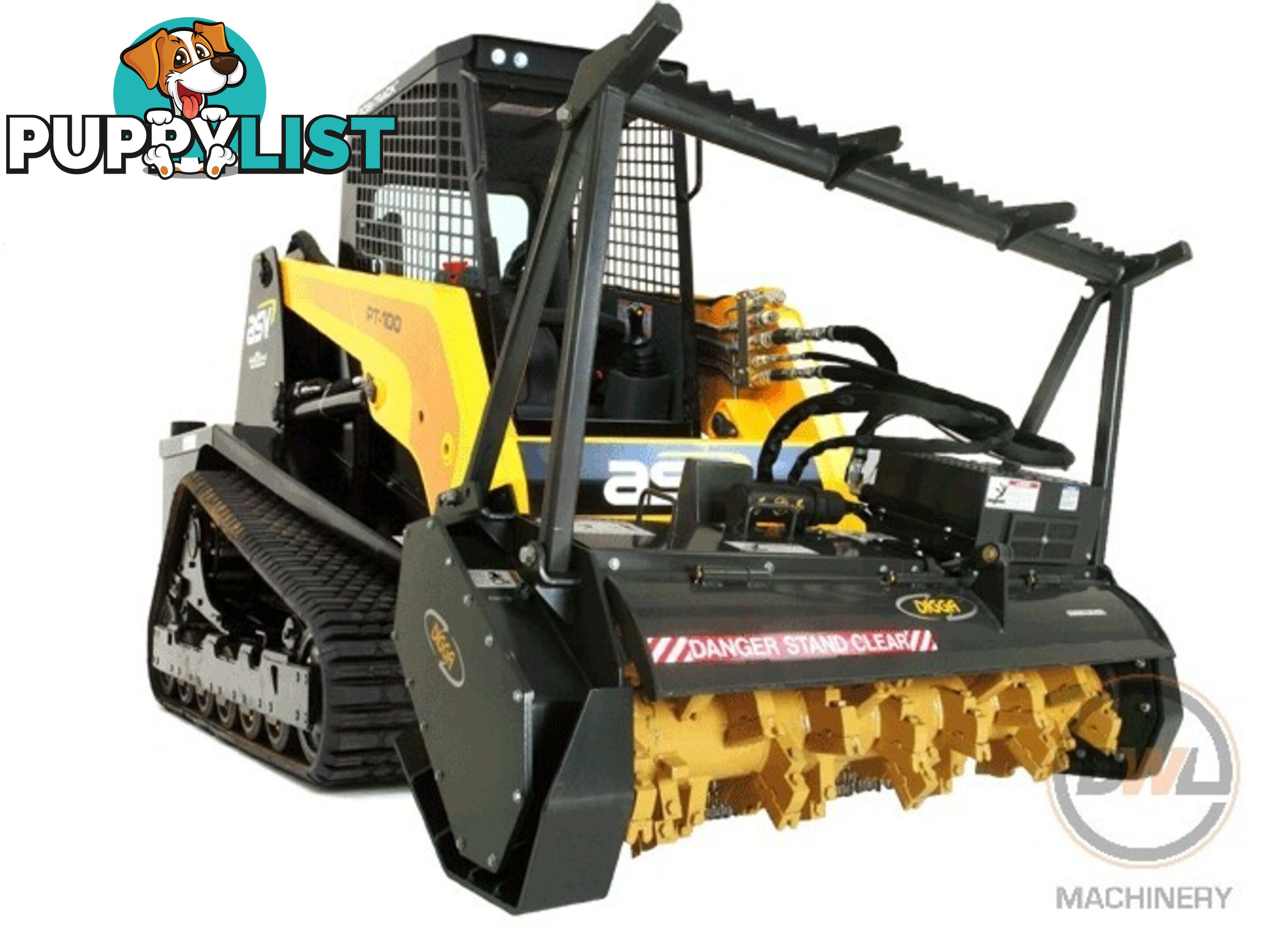 DIGGA MAGNUM MULCHER SUIT SKID STEER Hyd Mulcher Attachments