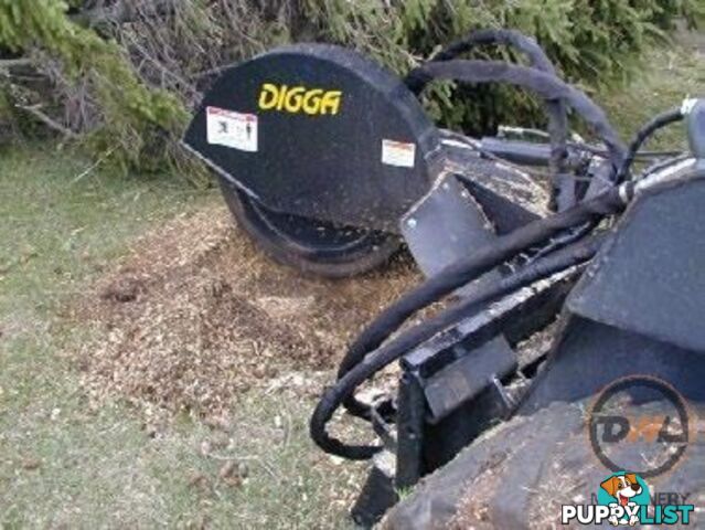 DIGGA STUMP GRINDER SKID STEER Stump Grinder Attachments