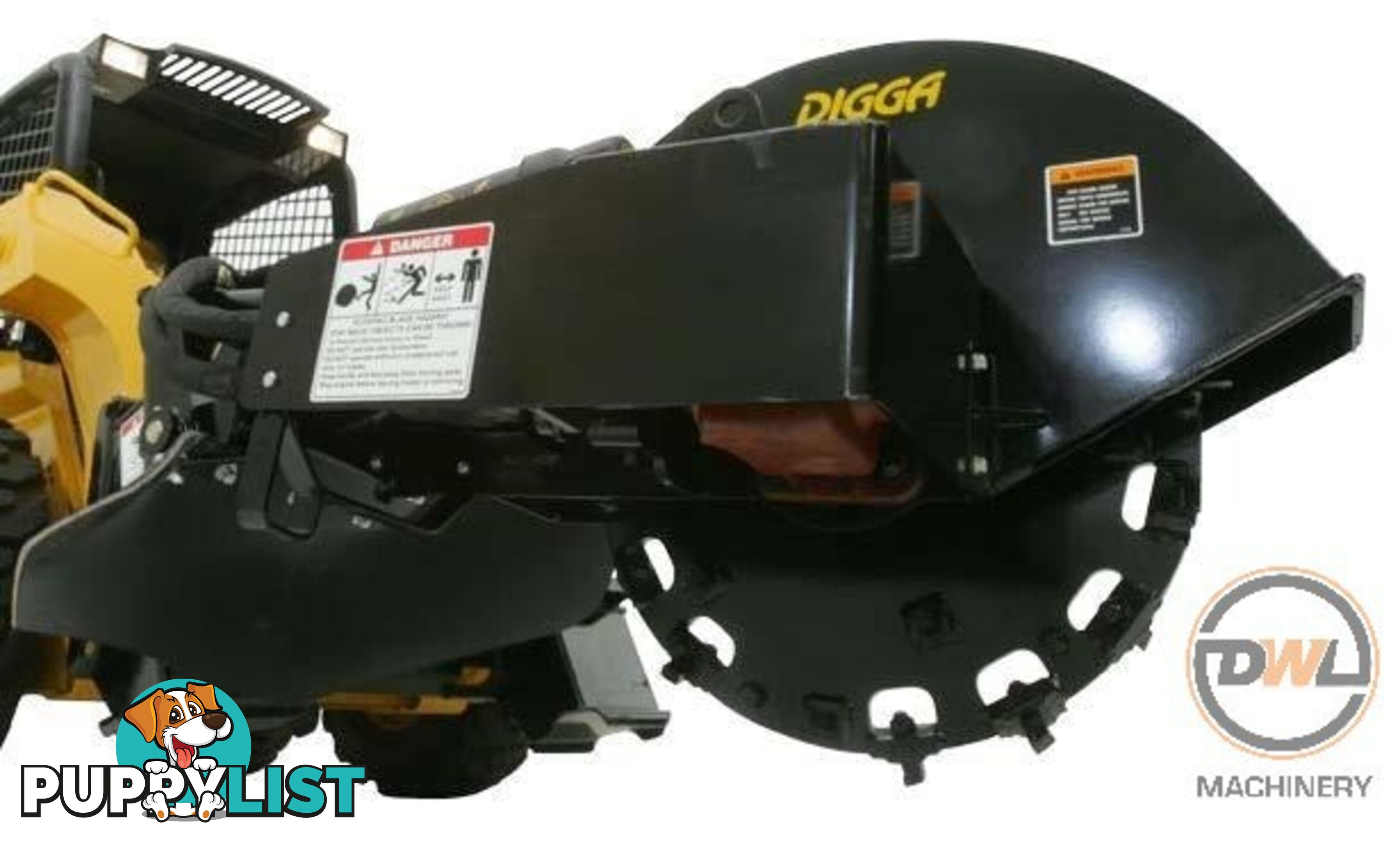 DIGGA STUMP GRINDER SKID STEER Stump Grinder Attachments