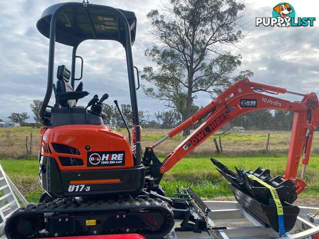 Kubota U17-3 Tracked-Excav Excavator