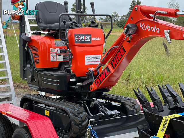 Kubota K008 Tracked-Excav Excavator