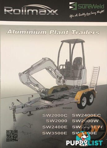 Sureweld Tag Tag/Plant(with ramps) Trailer