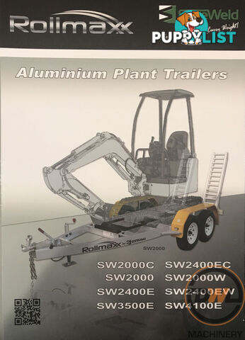 Sureweld Tag Tag/Plant(with ramps) Trailer