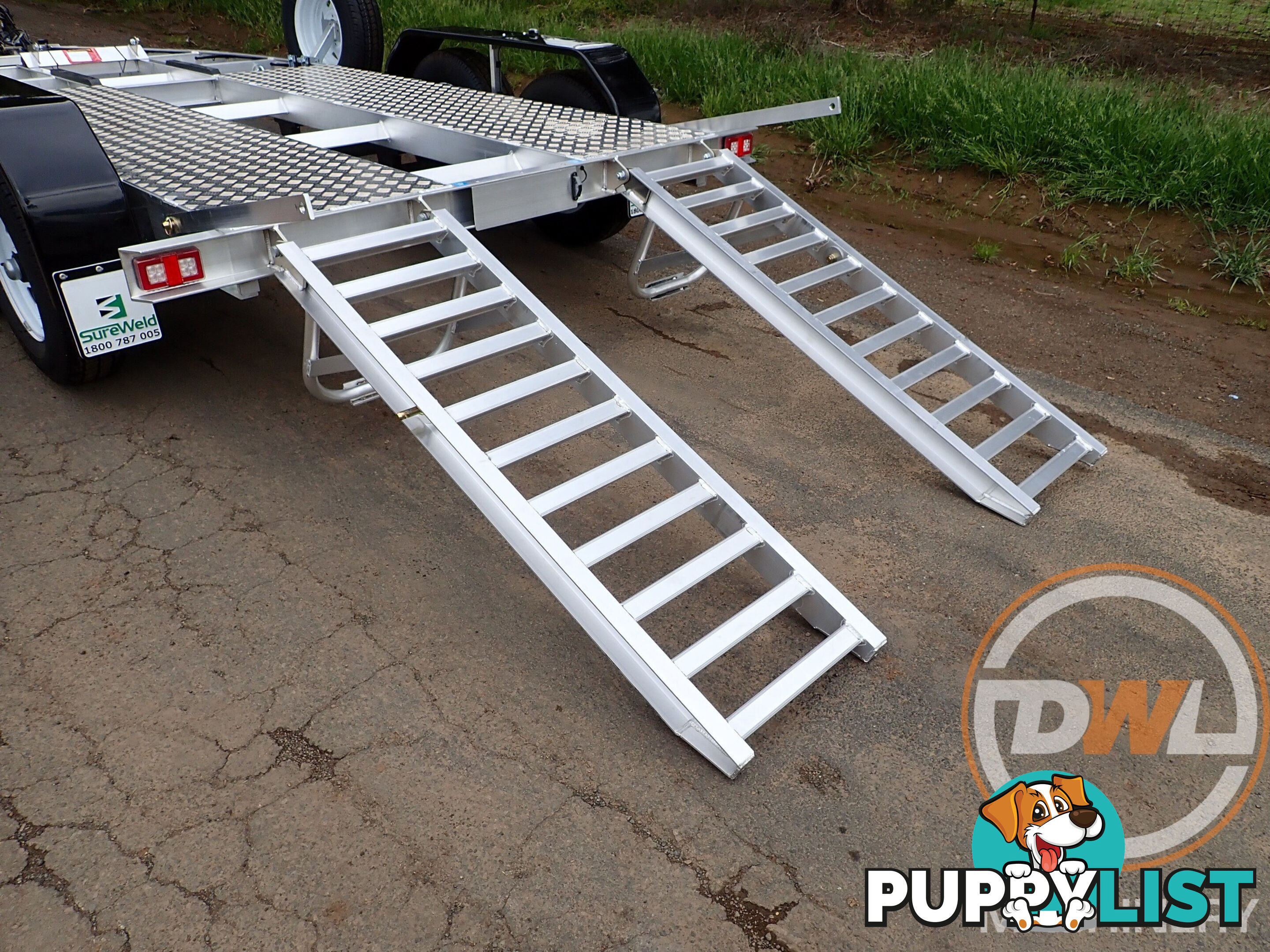 Sureweld Tag Tag/Plant(with ramps) Trailer