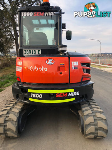 Kubota KX080 Tracked-Excav Excavator